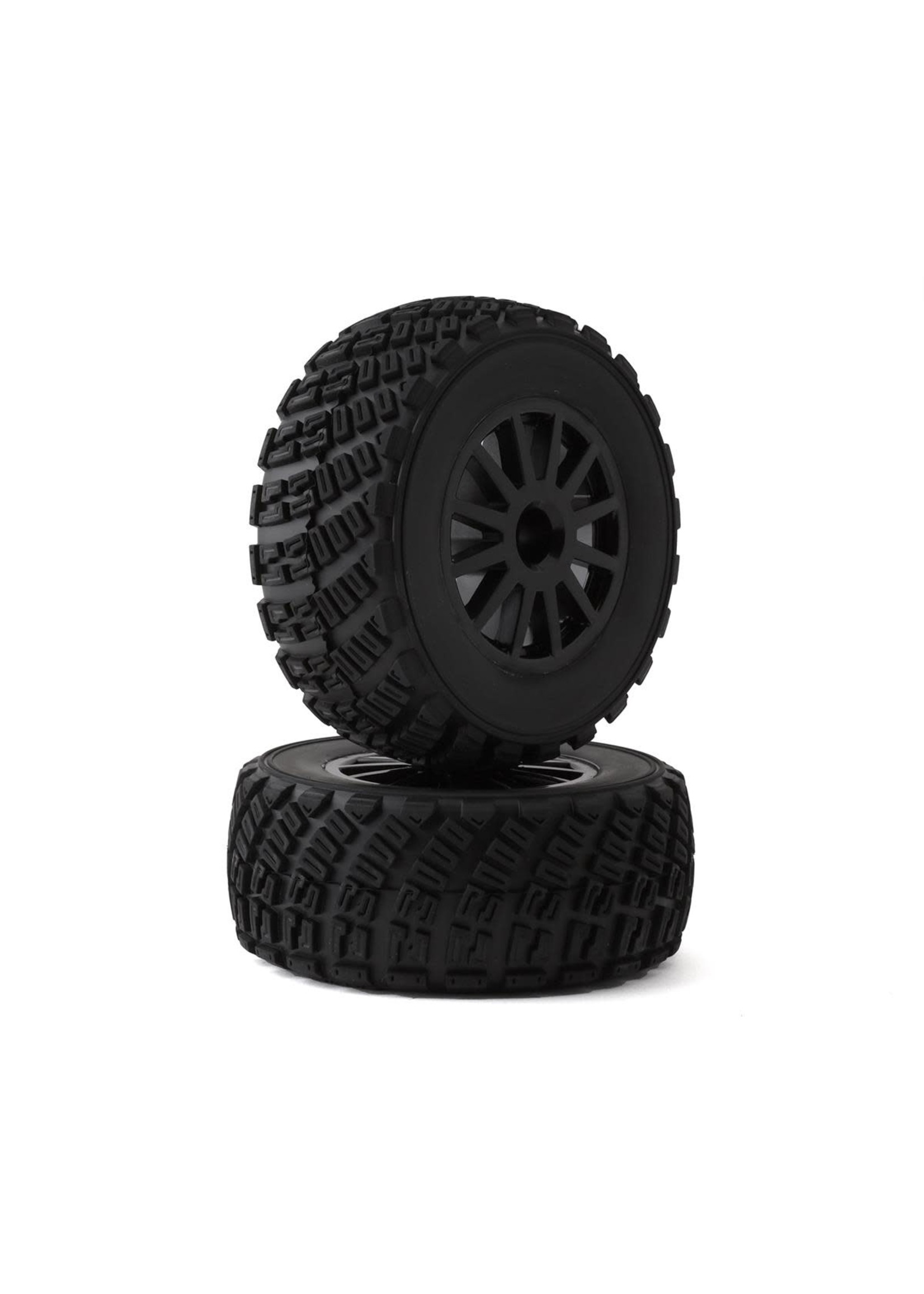 Traxxas 7473T Traxxas Gravel Pattern Tires/Black Wheels Assembled/Glued
