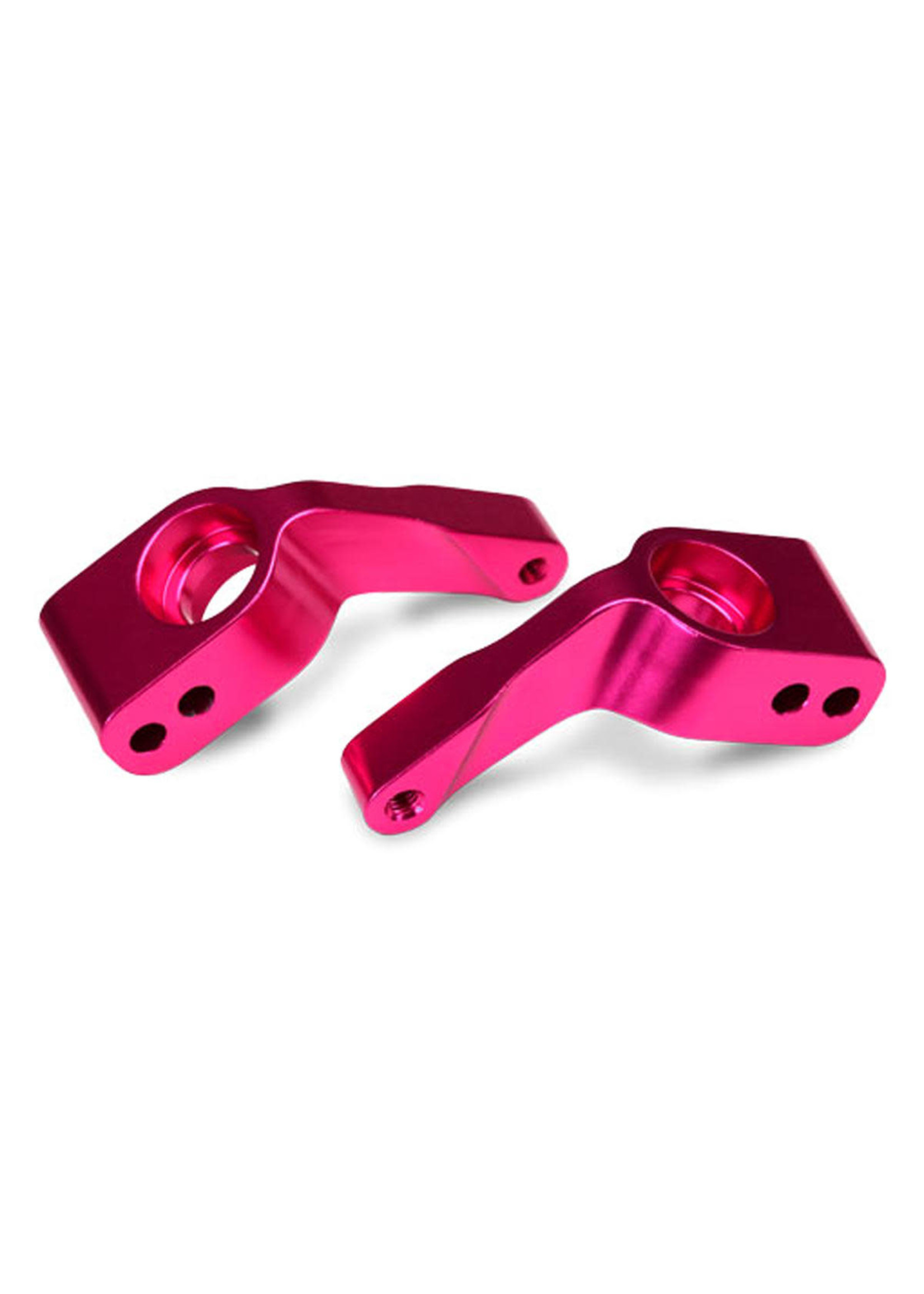 Traxxas 3652P Stub axle carriers, Rustler®/Stampede®/Bandit® (2), 6061-T6 aluminum (pink-anodized)/ 5x11mm ball bearings (4)