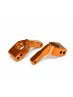 Traxxas Stub axle carriers, Rustler®/Stampede®/Bandit® (2), 6061-T6 aluminum (orange-anodized)/ 5x11mm ball bearings (4)