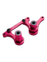 Traxxas Steering bellcranks, drag link (pink-anodized 6061-T6 aluminum)/ 5x8mm ball bearings (4)/ hardware (assembled)