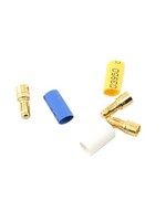 Traxxas Bullet connectors, male, 3.5mm (3)/ heat shrink