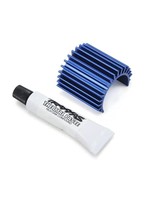 Traxxas Heat sink, Velineon 380 brushless motor, aluminum (blue-anodized)