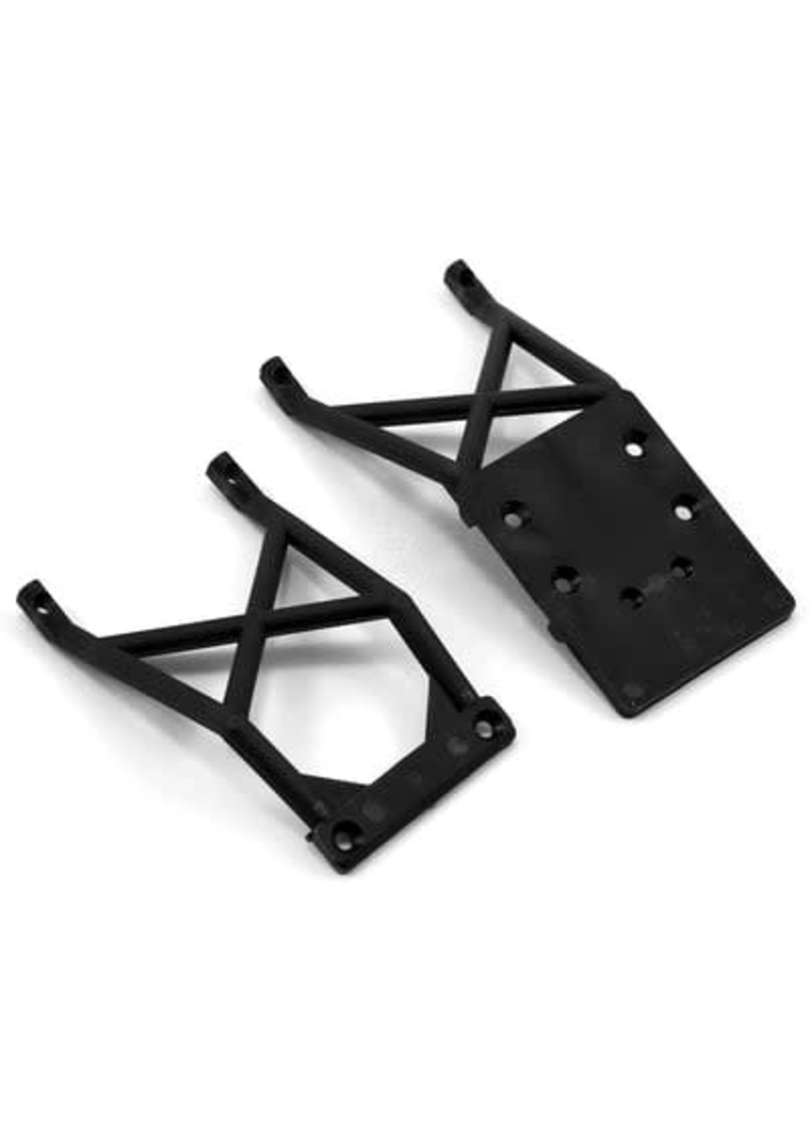 Traxxas 3623 Skid plates, front & rear (black)