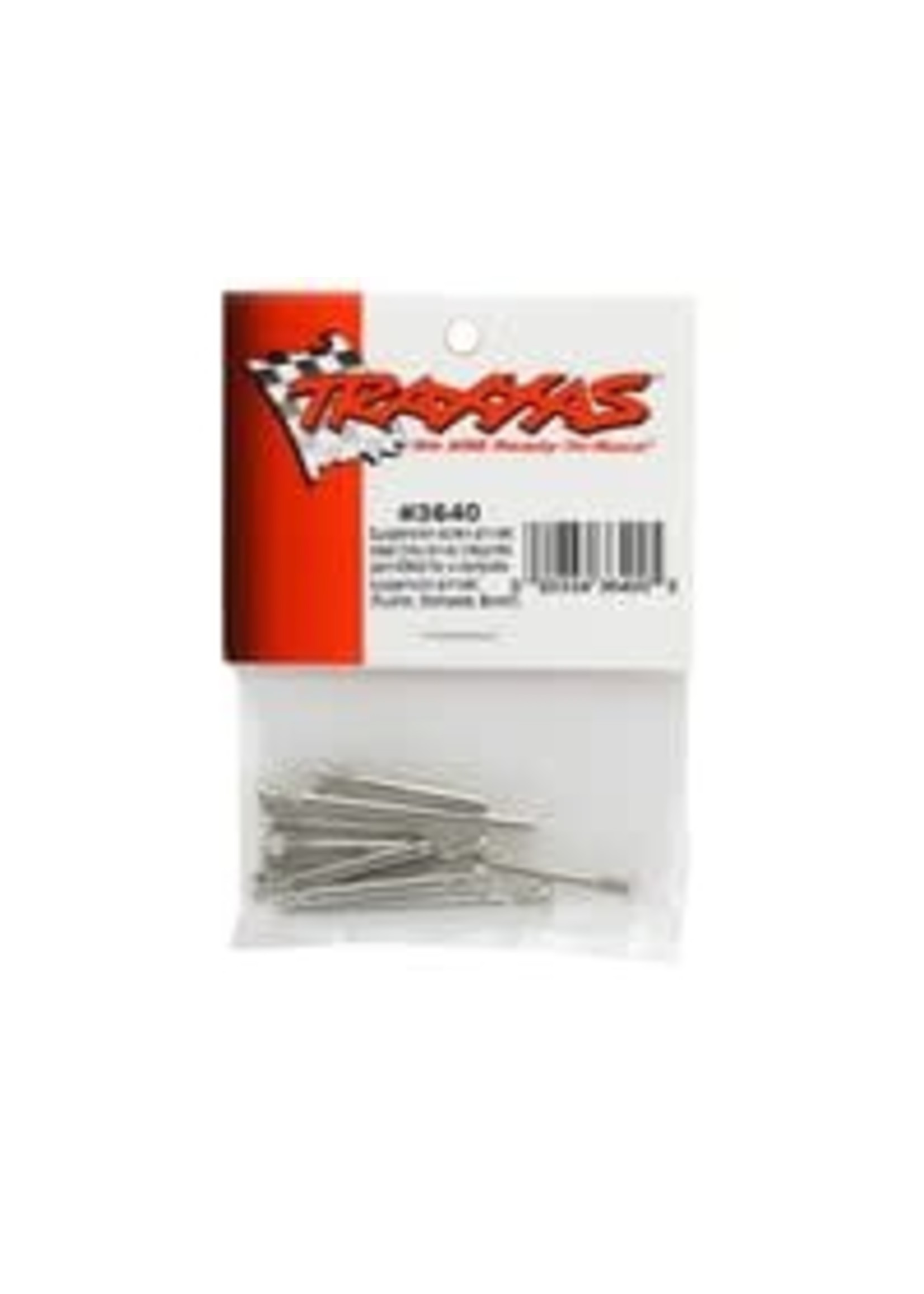 Traxxas 3640 Suspension screw pin set, steel (hex drive) (requires part #2640 for a complete suspension pin set) (Bandit, Rustler , Stampede )