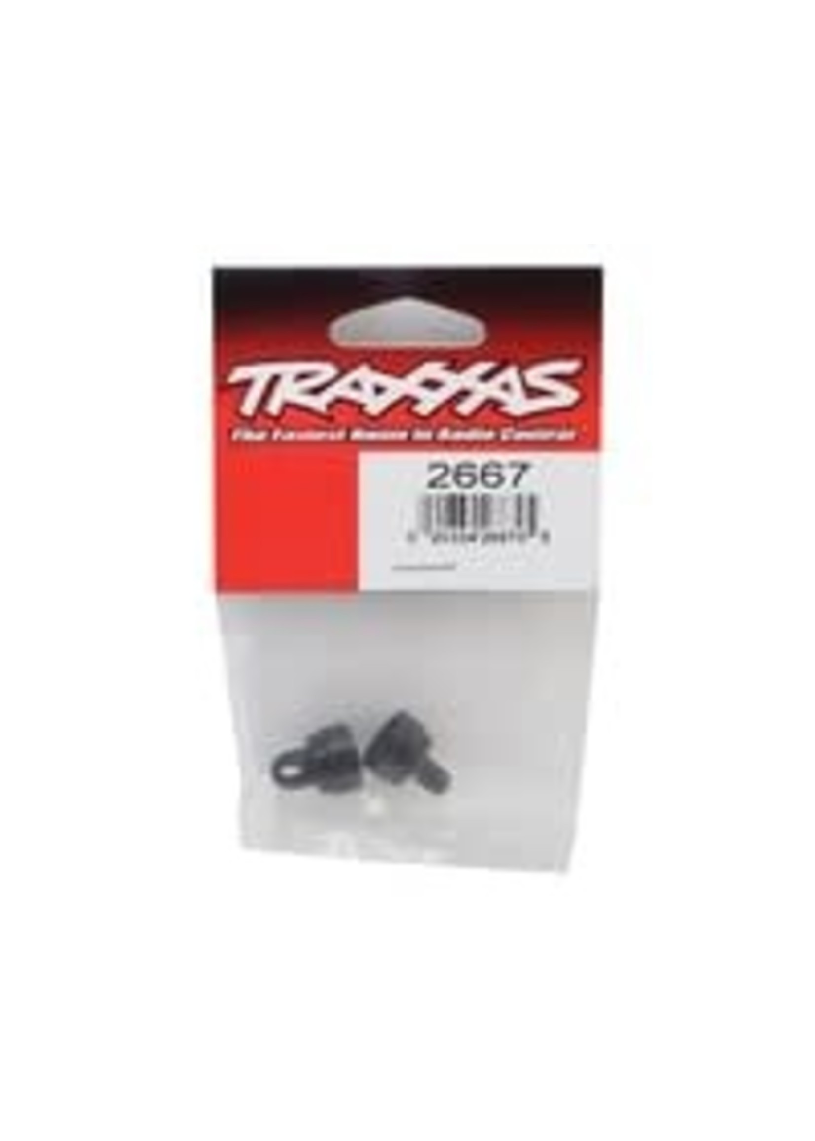 Traxxas 2667 Shock caps, aluminum (Big Bore Shocks) (2)