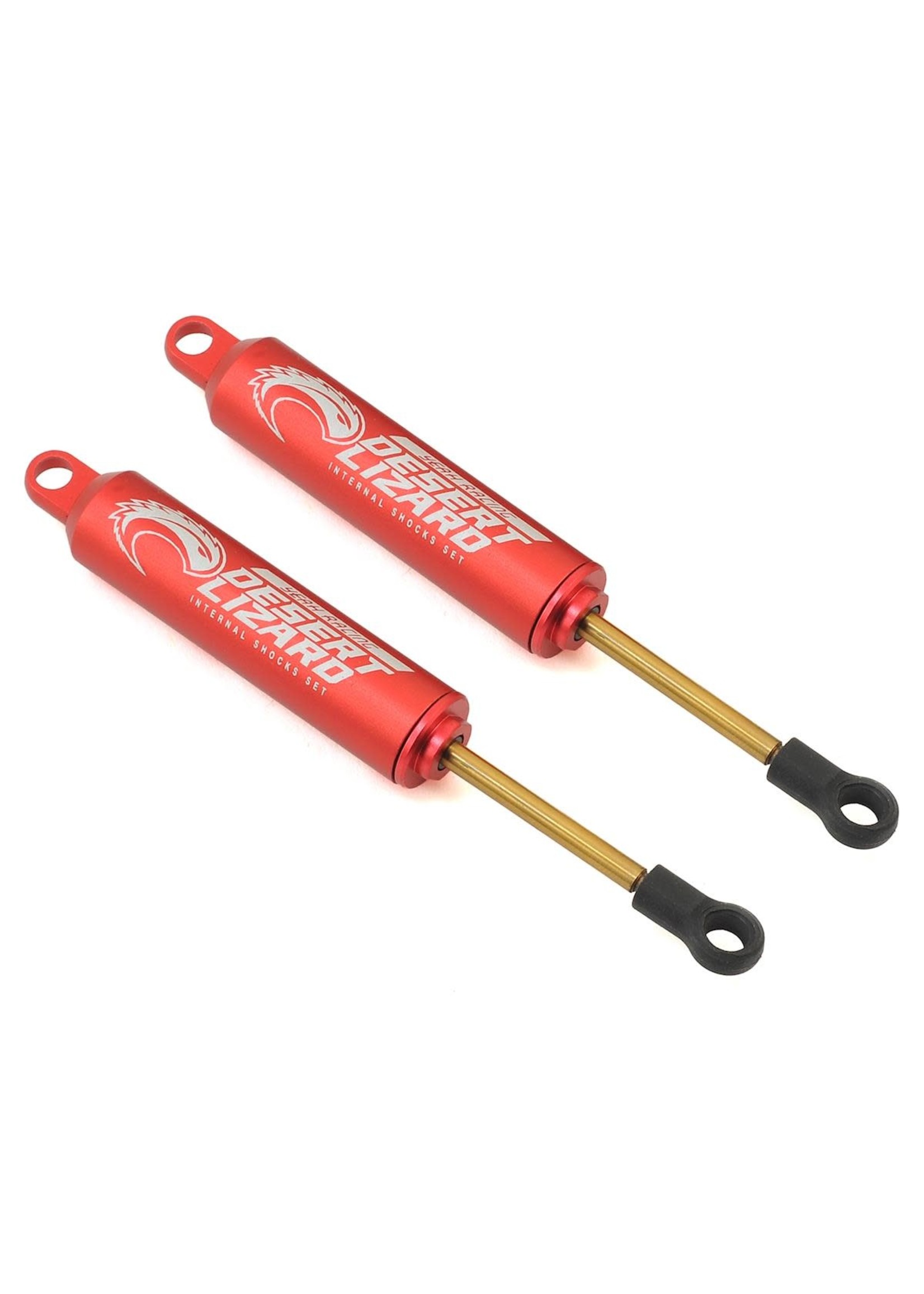 Yeah Racing Yeah Racing 100mm Desert Lizard Two Stage Internal Spring Shock (2) (Red)