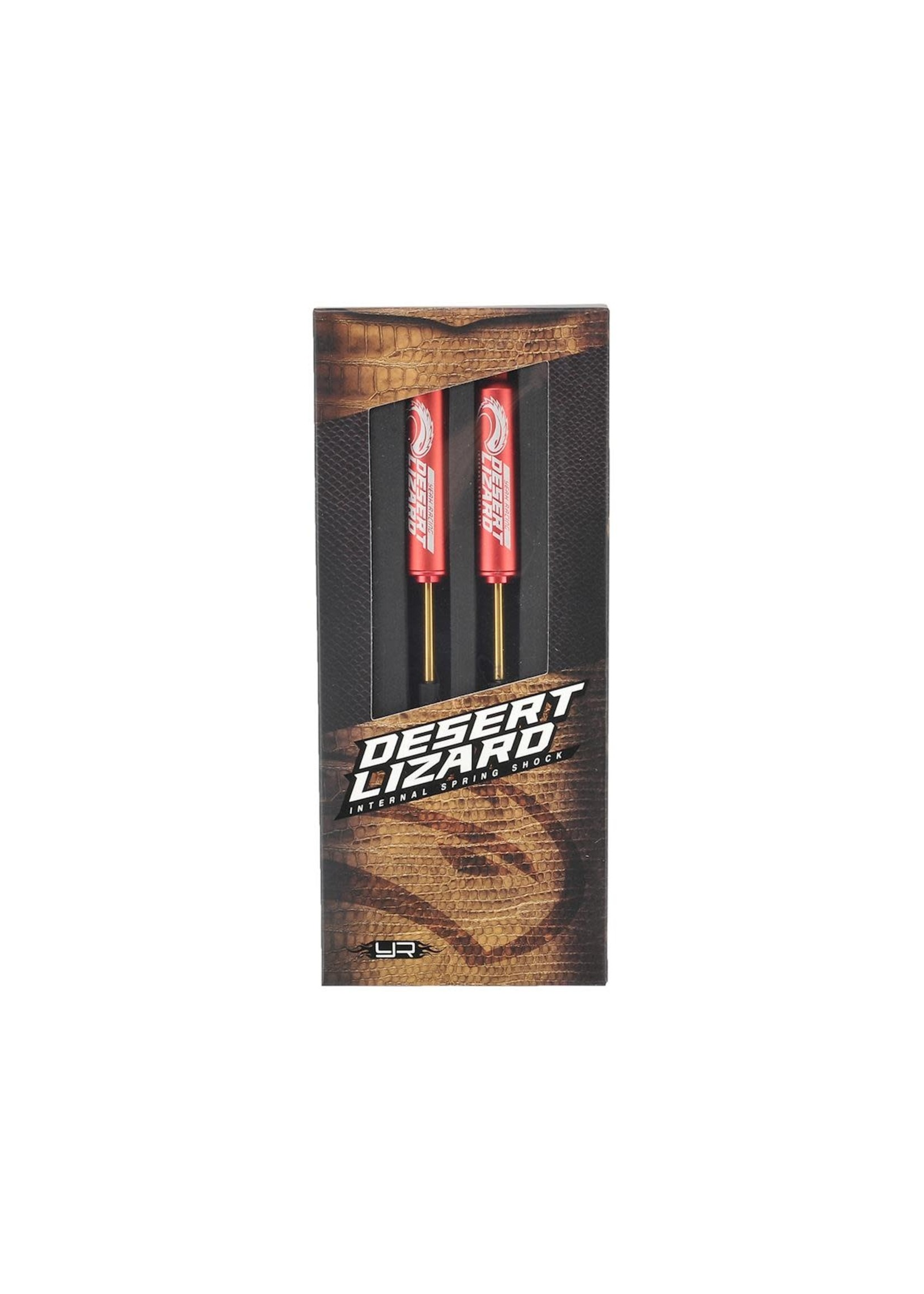 Yeah Racing Yeah Racing 100mm Desert Lizard Two Stage Internal Spring Shock (2) (Red)