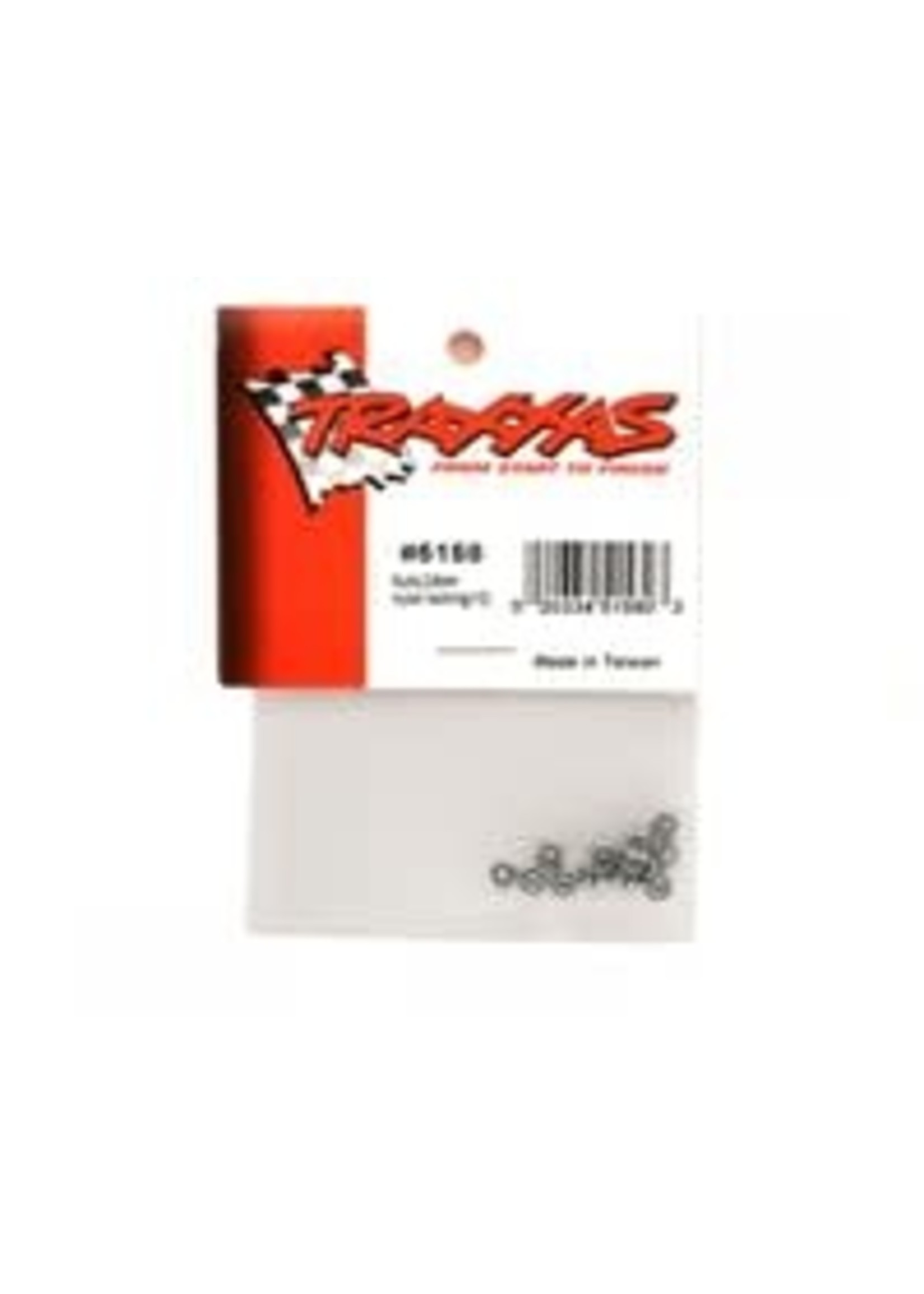 Traxxas 5158 Nuts, 2.5mm nylon locking (12)