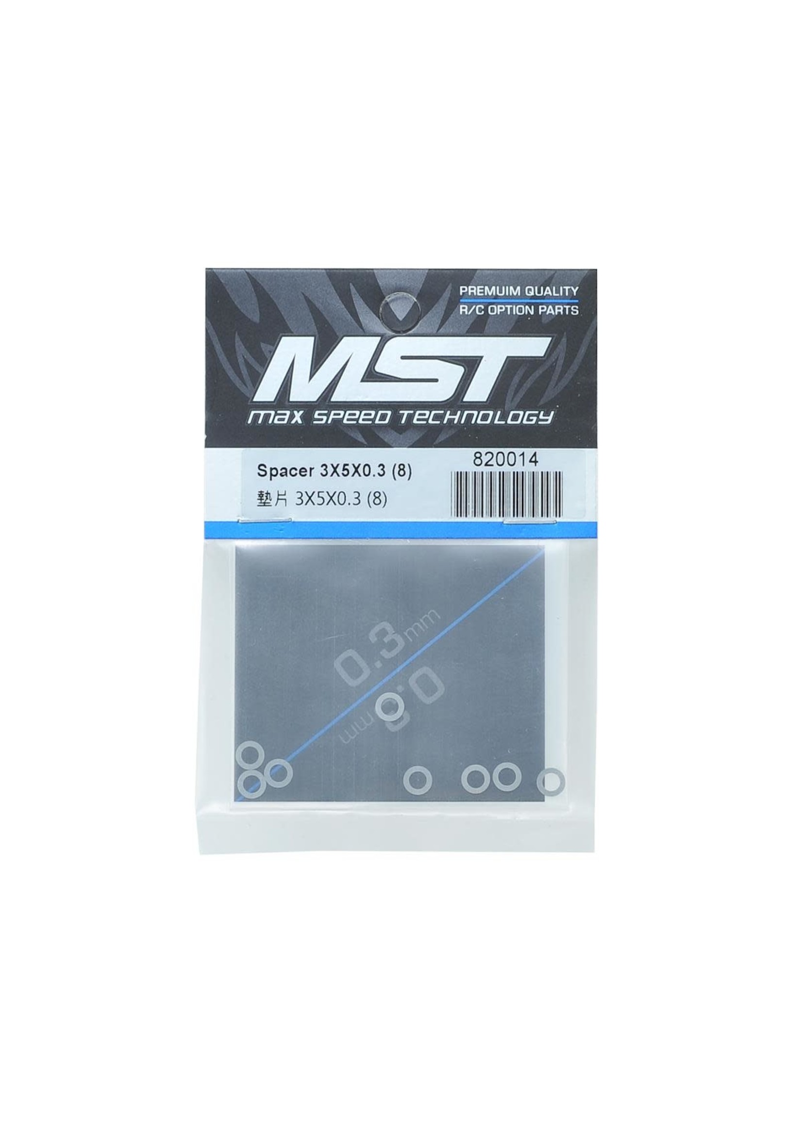 MST MXS-820014 MST 3x5x0.3mm Spacer (8)