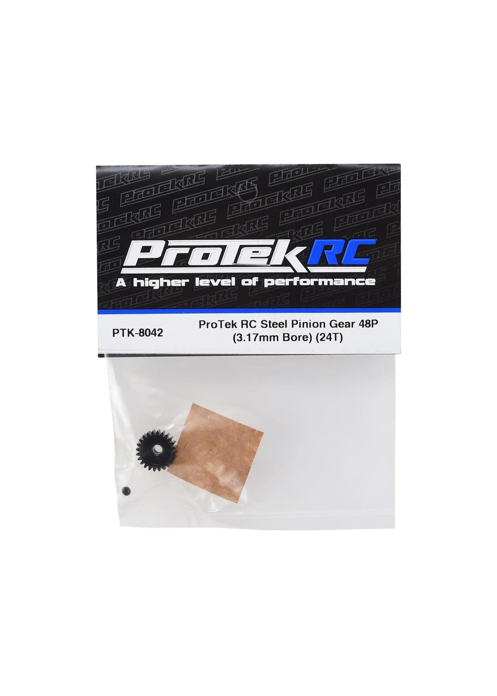 ProTek RC PTK-8042 ProTek RC Lightweight Steel 48P Pinion Gear (3.17mm Bore) (24T)