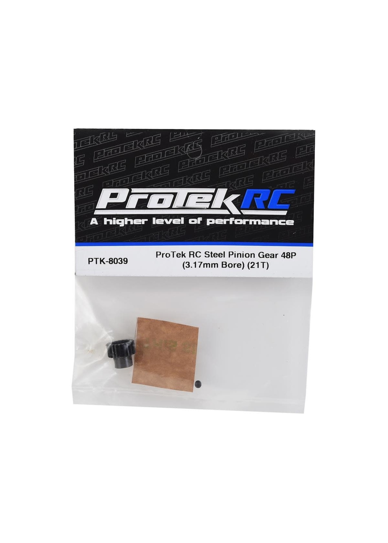 ProTek RC PTK-8039 ProTek RC Lightweight Steel 48P Pinion Gear (3.17mm Bore) (21T)