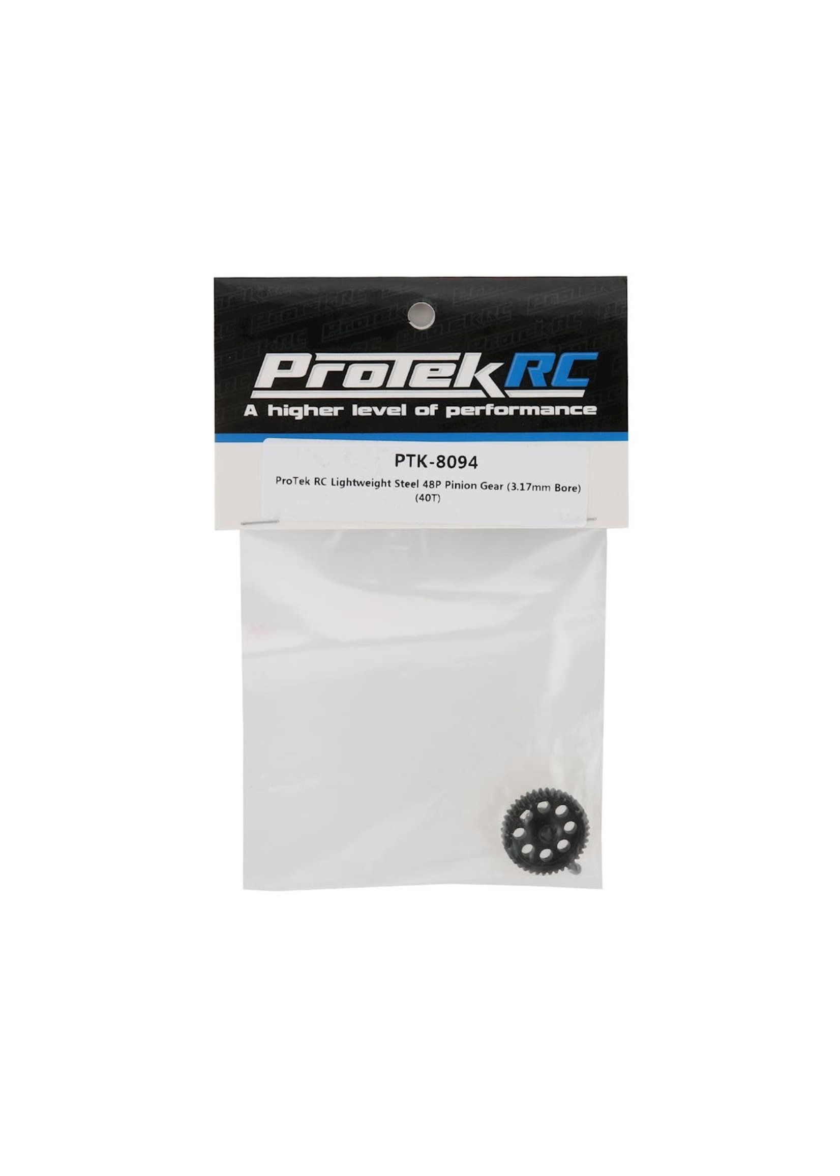 ProTek RC PTK-8094 ProTek RC Lightweight Steel 48P Pinion Gear (3.17mm Bore) (40T)