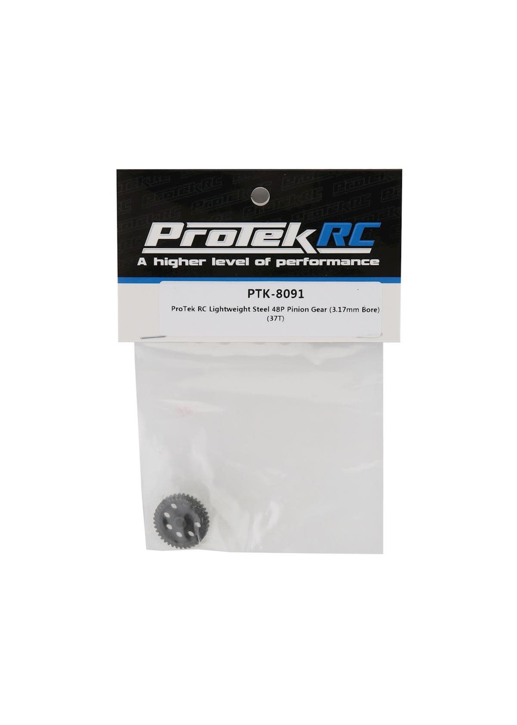 ProTek RC PTK-8091 ProTek RC Lightweight Steel 48P Pinion Gear (3.17mm Bore) (37T)