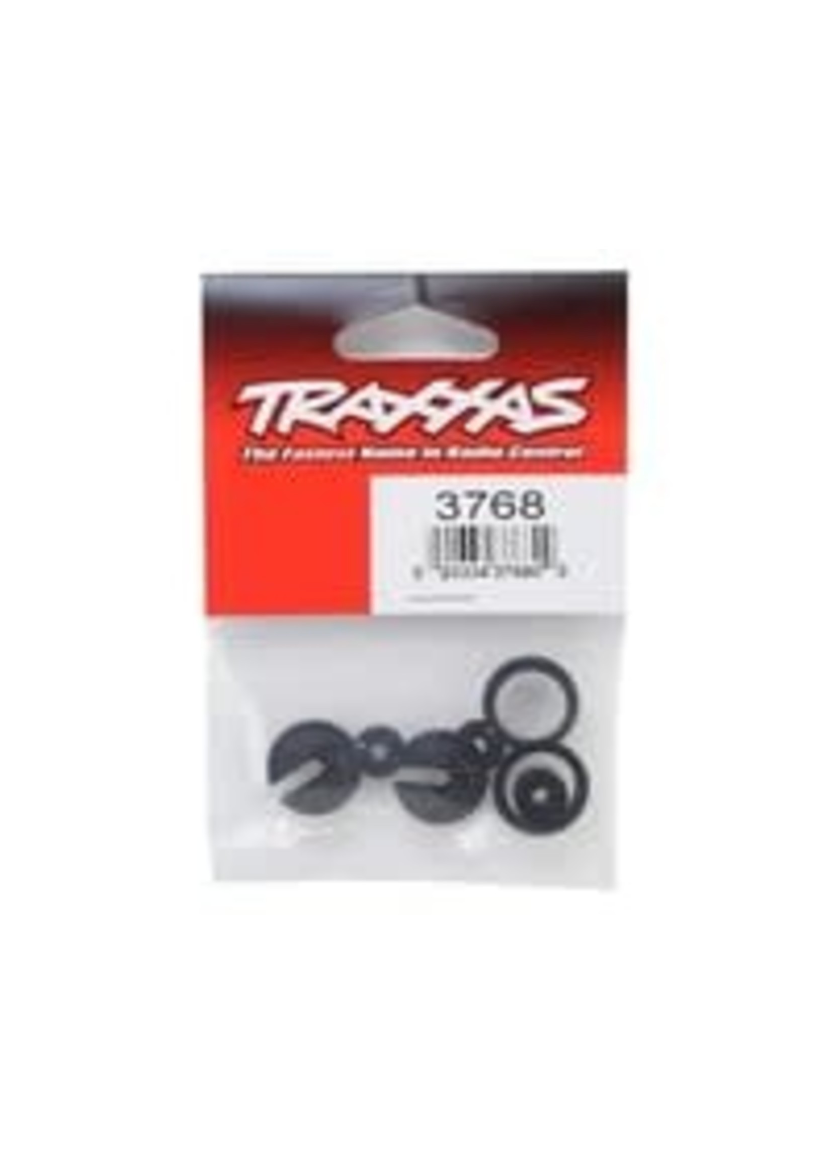 Traxxas 3768 Spring retainers, upper & lower (2)/ piston head set (2-hole (2)/ 3-hole (2))