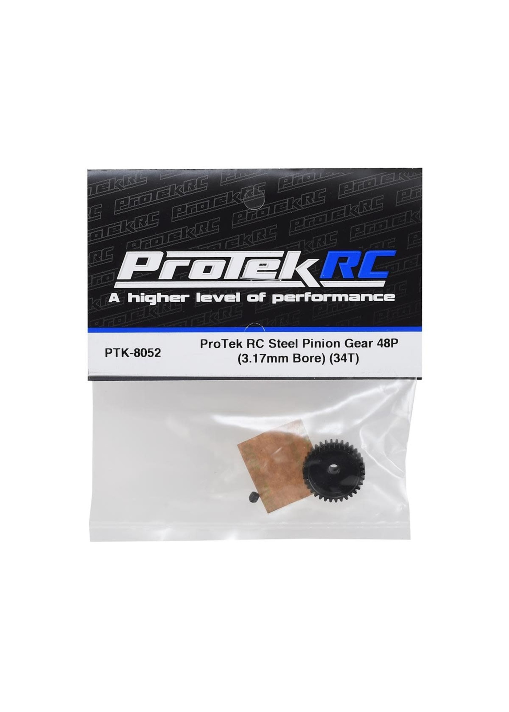 ProTek RC PTK-8052 ProTek RC Lightweight Steel 48P Pinion Gear (3.17mm Bore) (34T)