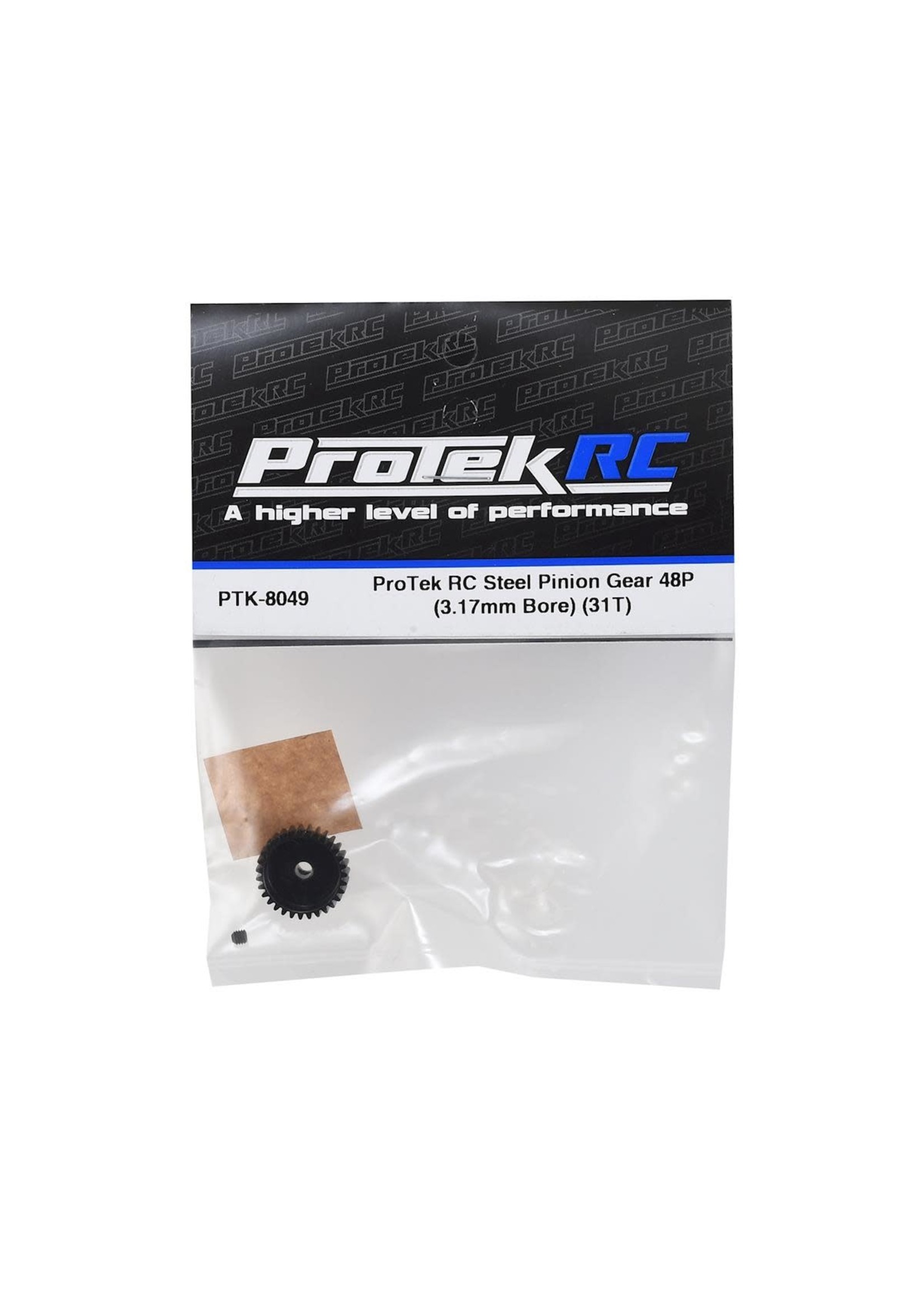 ProTek RC PTK-8049 ProTek RC Lightweight Steel 48P Pinion Gear (3.17mm Bore) (31T)