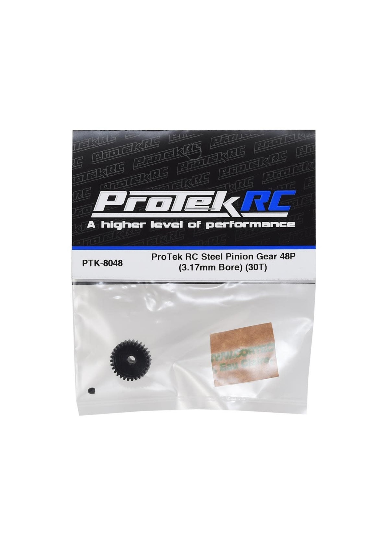 ProTek RC PTK-8048 ProTek RC Lightweight Steel 48P Pinion Gear (3.17mm Bore) (30T)