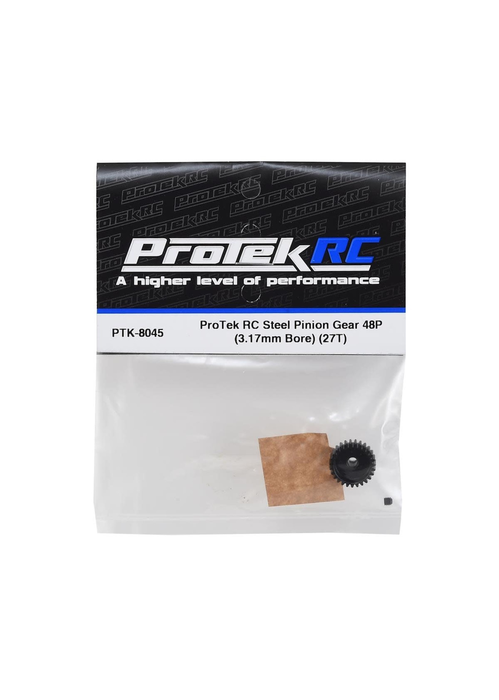 ProTek RC PTK-8045 ProTek RC Lightweight Steel 48P Pinion Gear (3.17mm Bore) (27T)