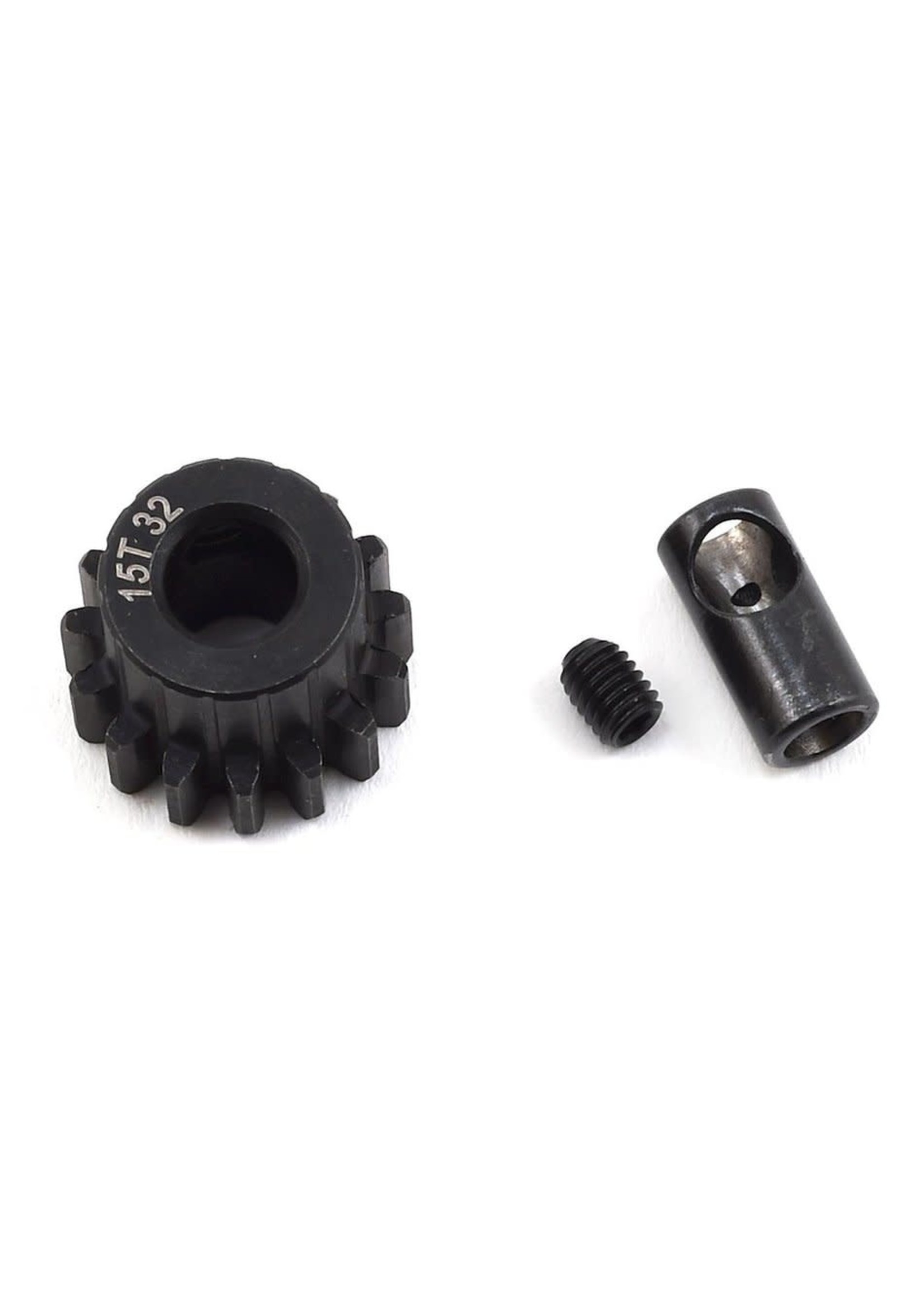 ProTek RC PTK-8058 ProTek RC Steel 32P Pinion Gear w/3.17mm Reducer Sleeve (Mod .8) (5mm Bore) (15T)