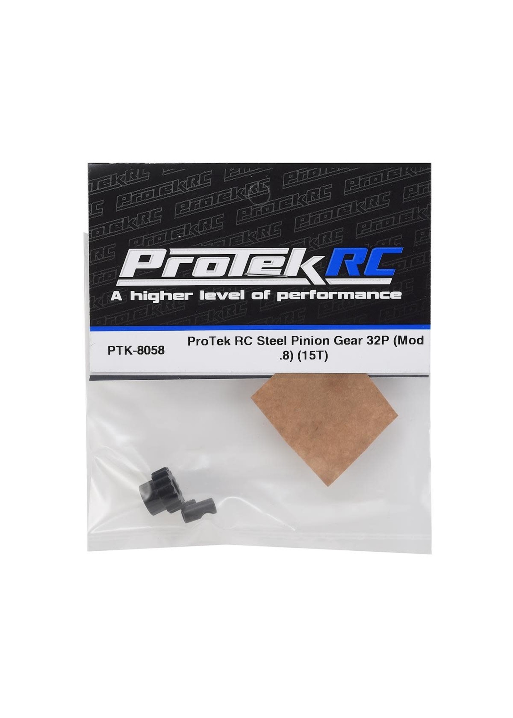 ProTek RC PTK-8058 ProTek RC Steel 32P Pinion Gear w/3.17mm Reducer Sleeve (Mod .8) (5mm Bore) (15T)