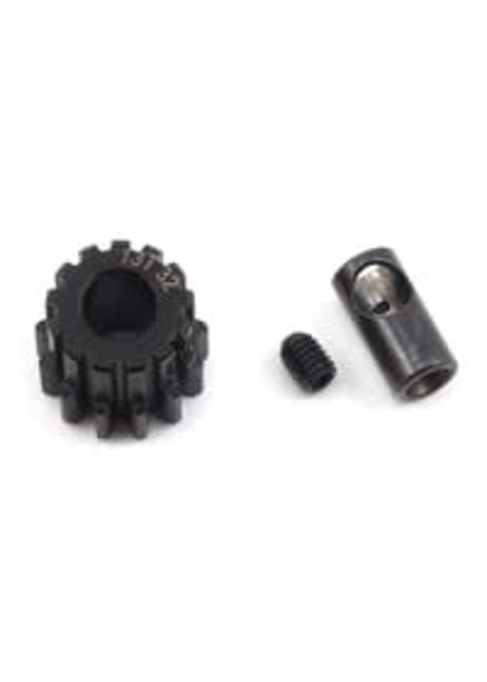 ProTek RC PTK-8056 ProTek RC Steel 32P Pinion Gear w/3.17mm Reducer Sleeve (Mod .8) (5mm Bore) (13T)