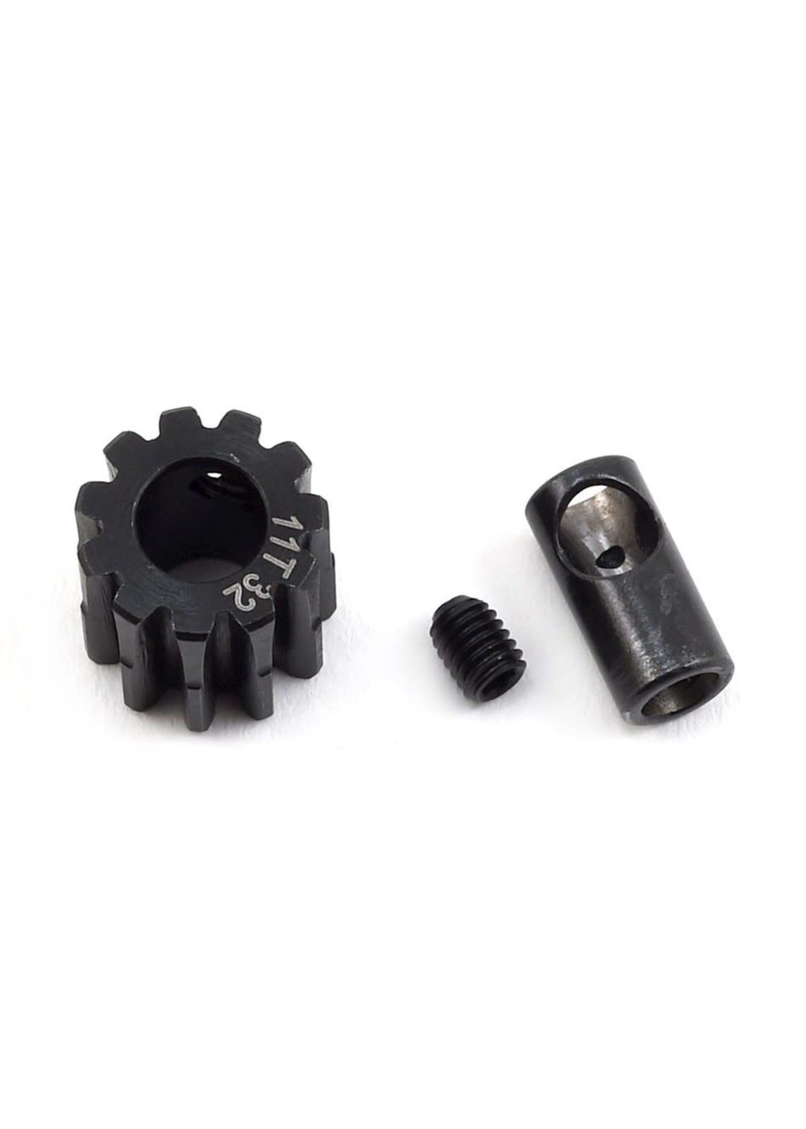 ProTek RC PTK-8054 ProTek RC Steel 32P Pinion Gear w/3.17mm Reducer Sleeve (Mod .8) (5mm Bore) (11T)