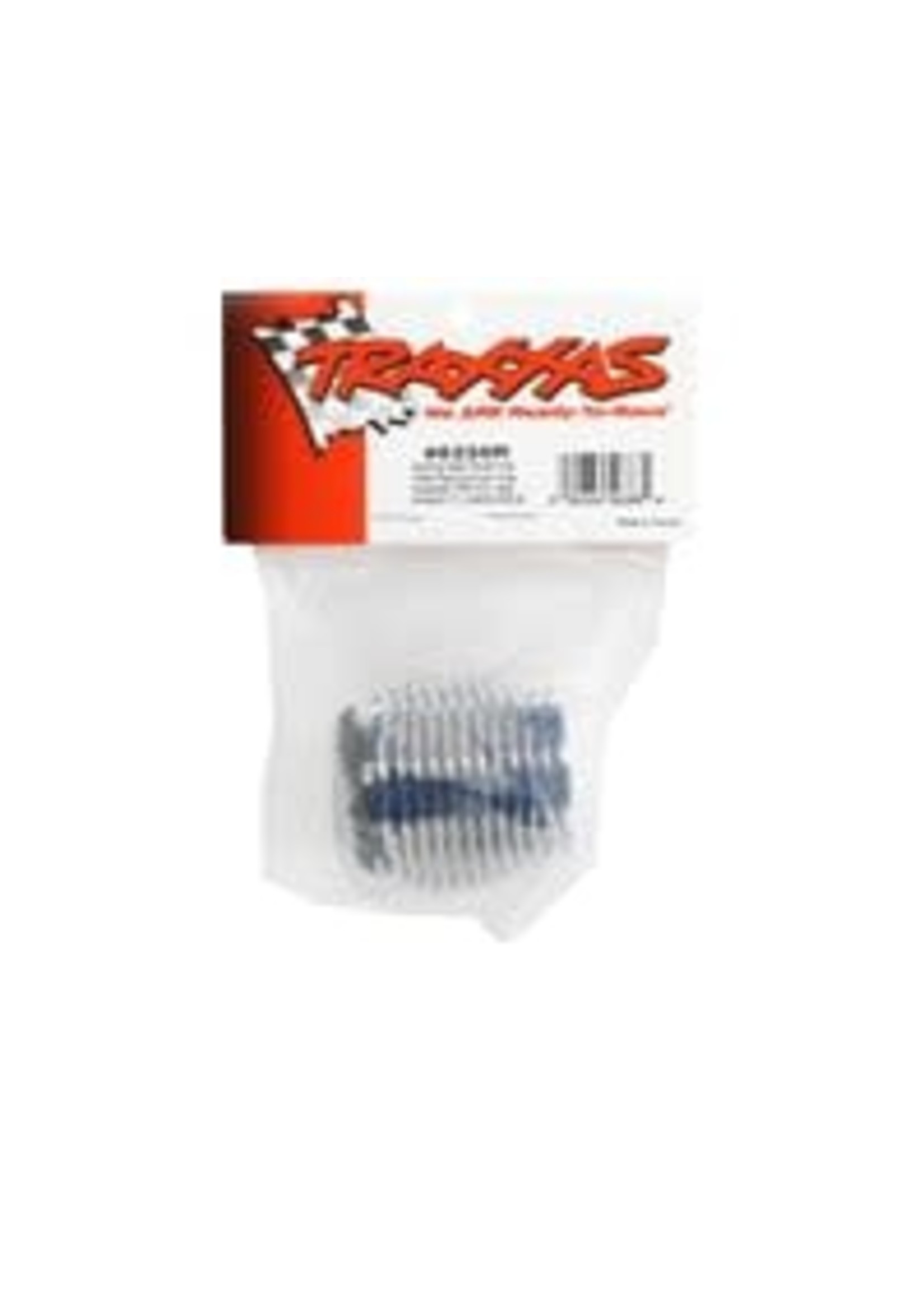 Traxxas 5238R Cooling head, PowerTune (machined aluminum, blue-anodized) (TRX 3.3), head protector (1), 3x6mm CCS (5)