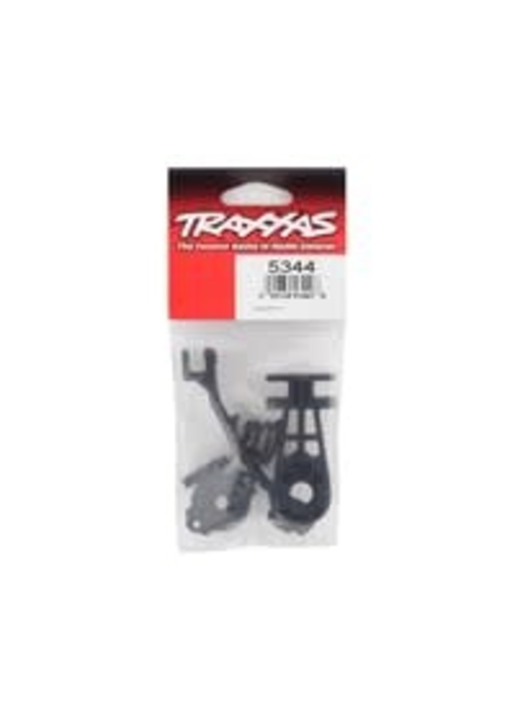 Traxxas 5344 Steering arm (upper & lower)/ servo saver/ servo saver spring/ steering arm shaft