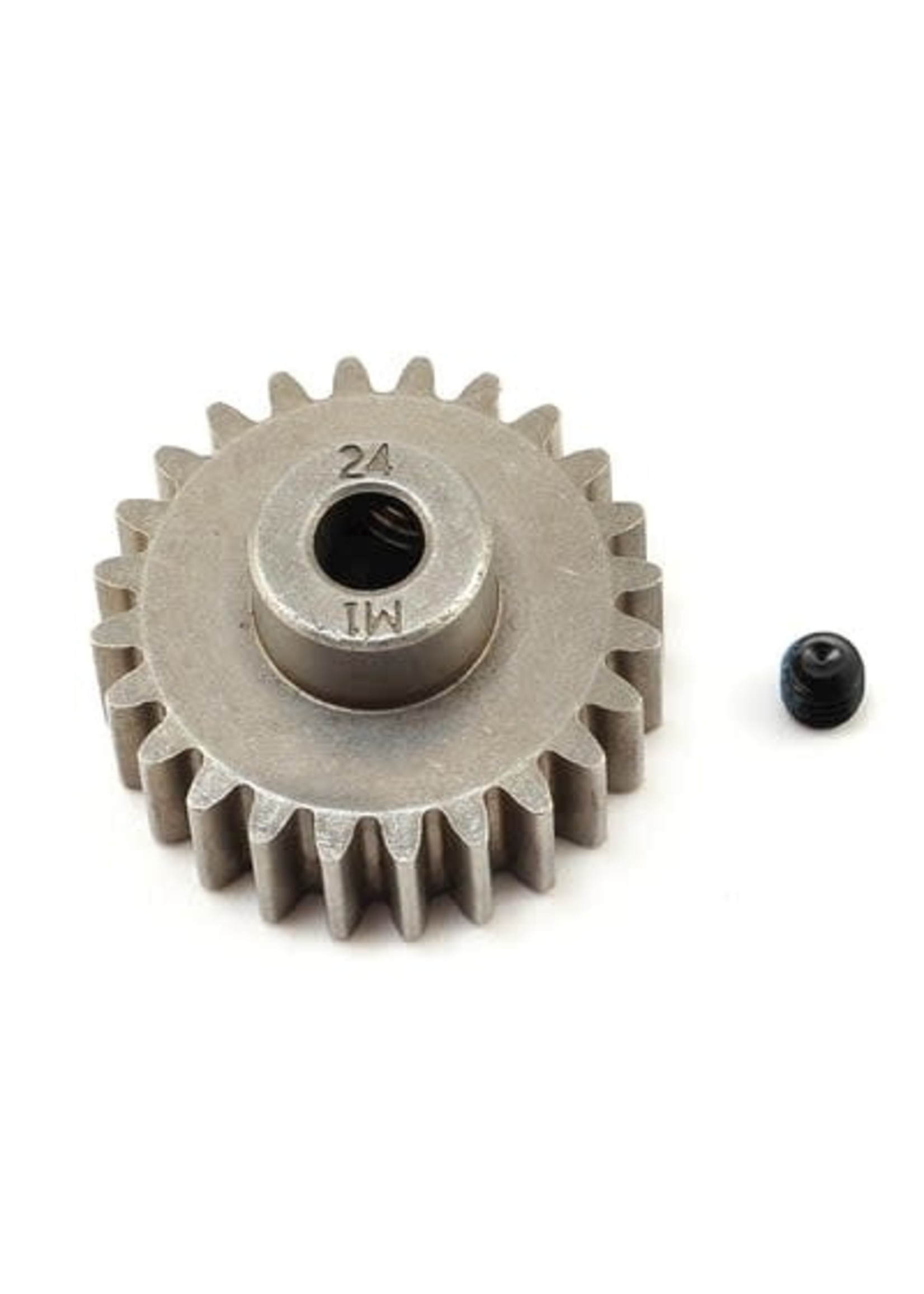 Traxxas 6496X Gear, 24-T pinion (1.0 metric pitch) (fits 5mm shaft)/ set screw (for use only with steel spur gears)