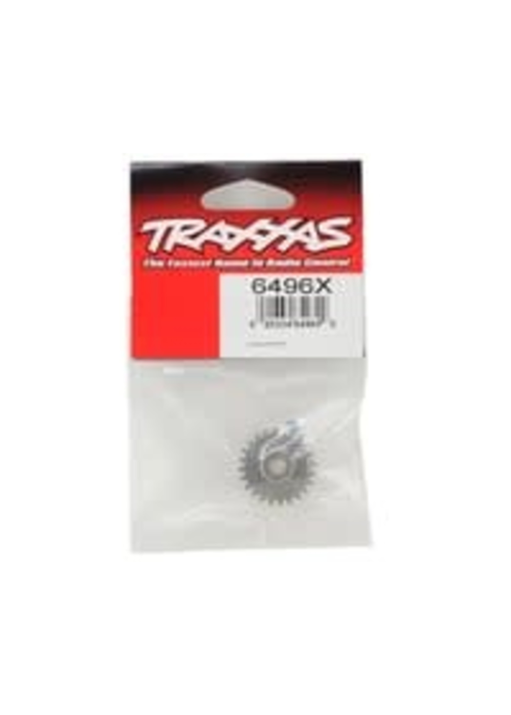 Traxxas 6496X Gear, 24-T pinion (1.0 metric pitch) (fits 5mm shaft)/ set screw (for use only with steel spur gears)