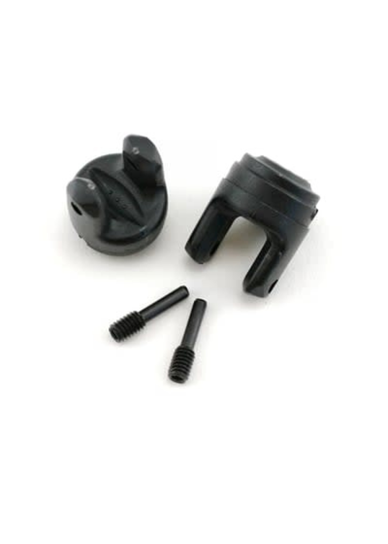 Traxxas 5458X Yokes, differential and transmission (2)/ 4x15mm screw pins (2)