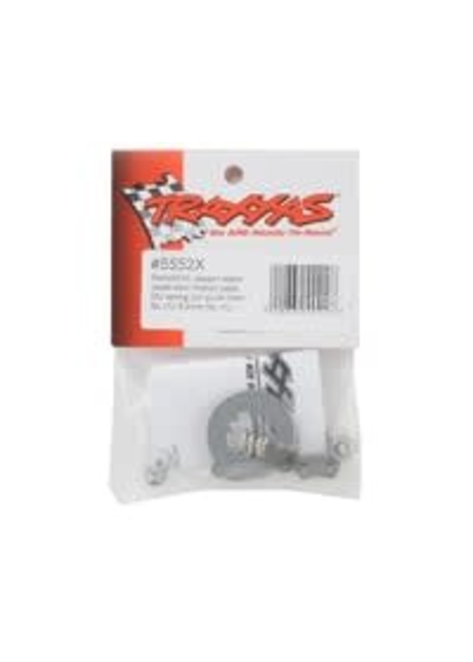 Traxxas 5552X Rebuild kit, slipper clutch (steel disc/ friction pads (3)/ spring (2)/ pin/ 4.0mm NL (1)/ 5.0mm NL (1))