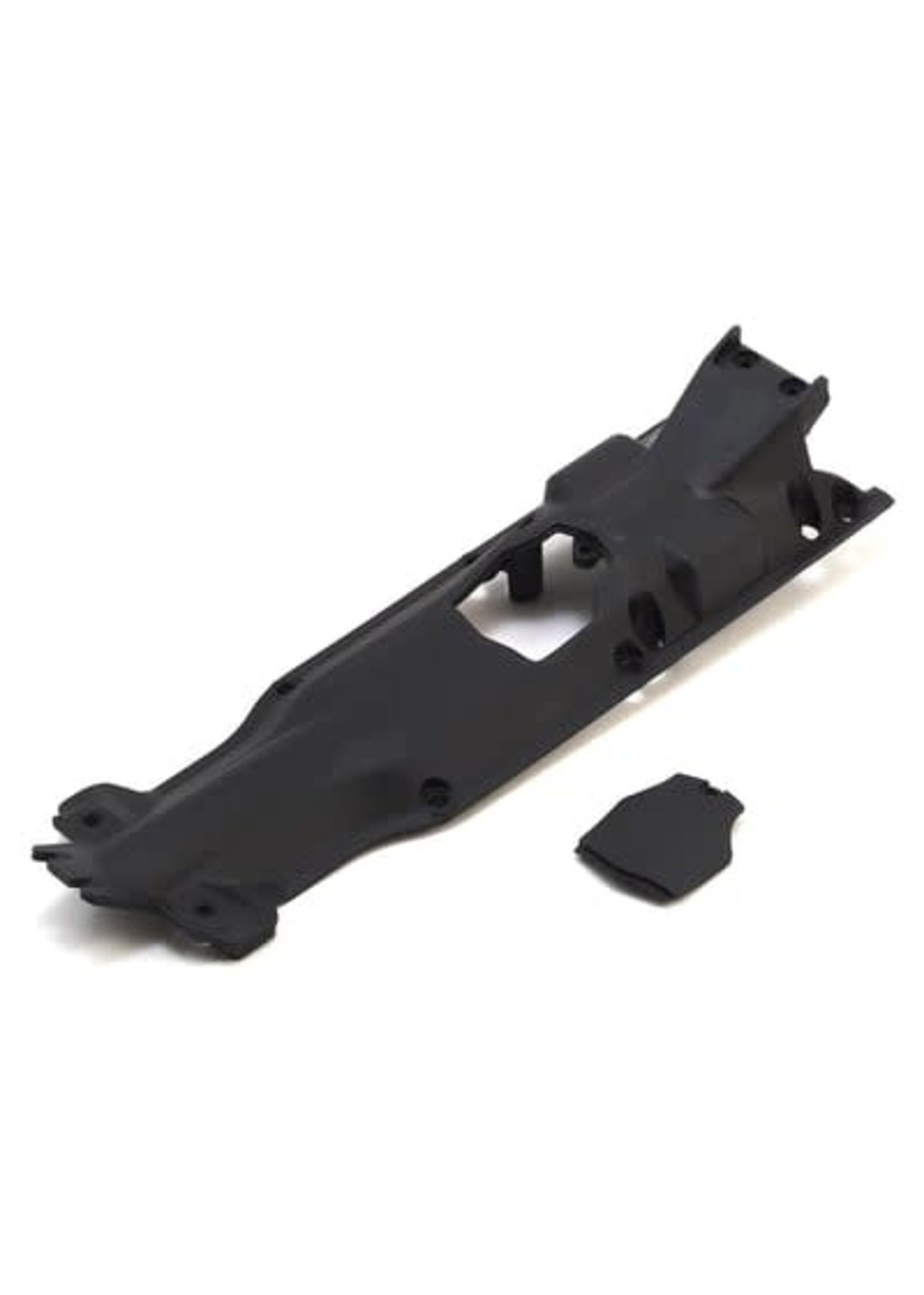 Traxxas 5637X Skidplate, transmission, nylon (black)/ cover