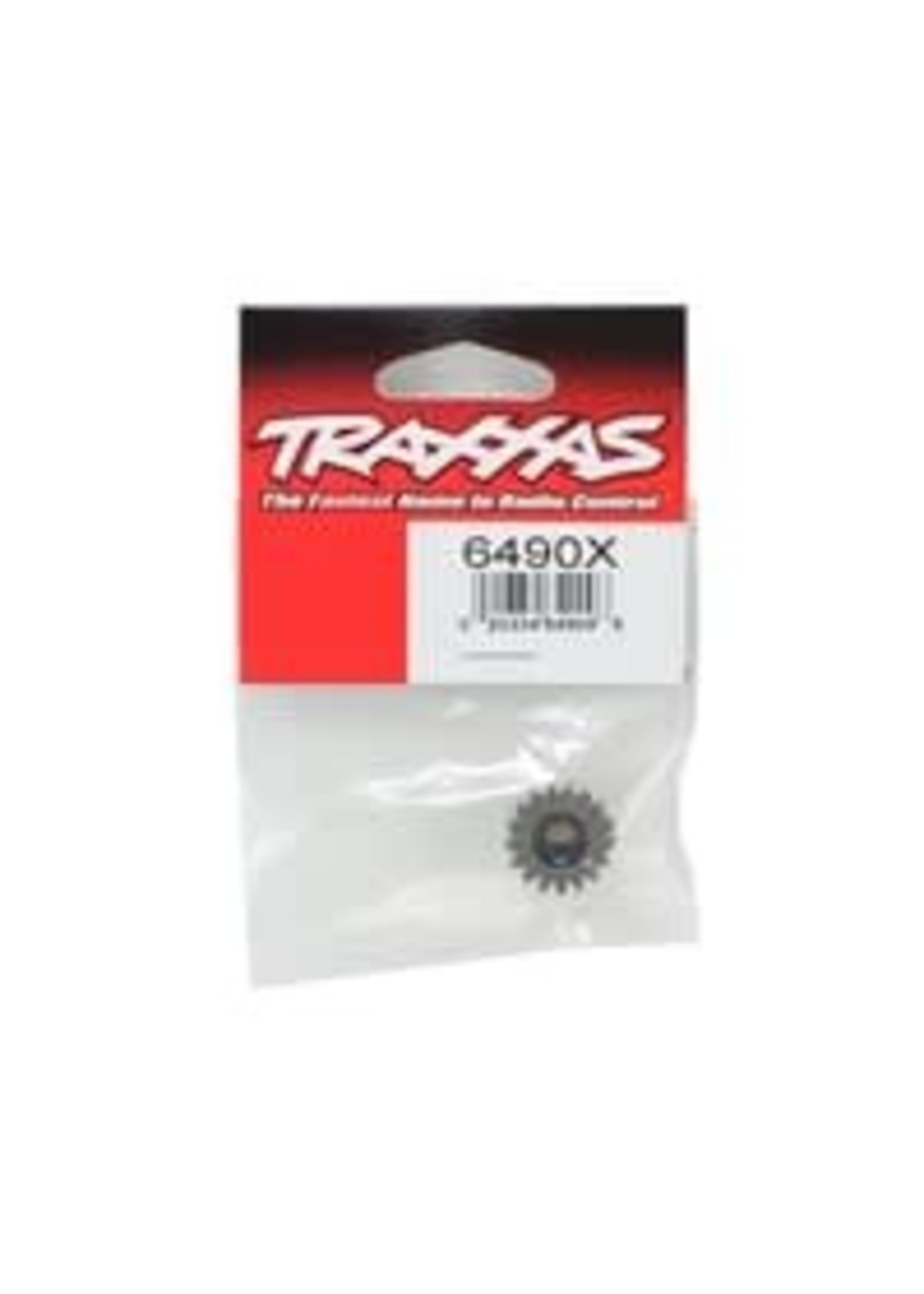 Traxxas 6490X Gear, 17-T pinion (1.0 metric pitch) (fits 5mm shaft)/ set screw (for use only with steel spur gears)