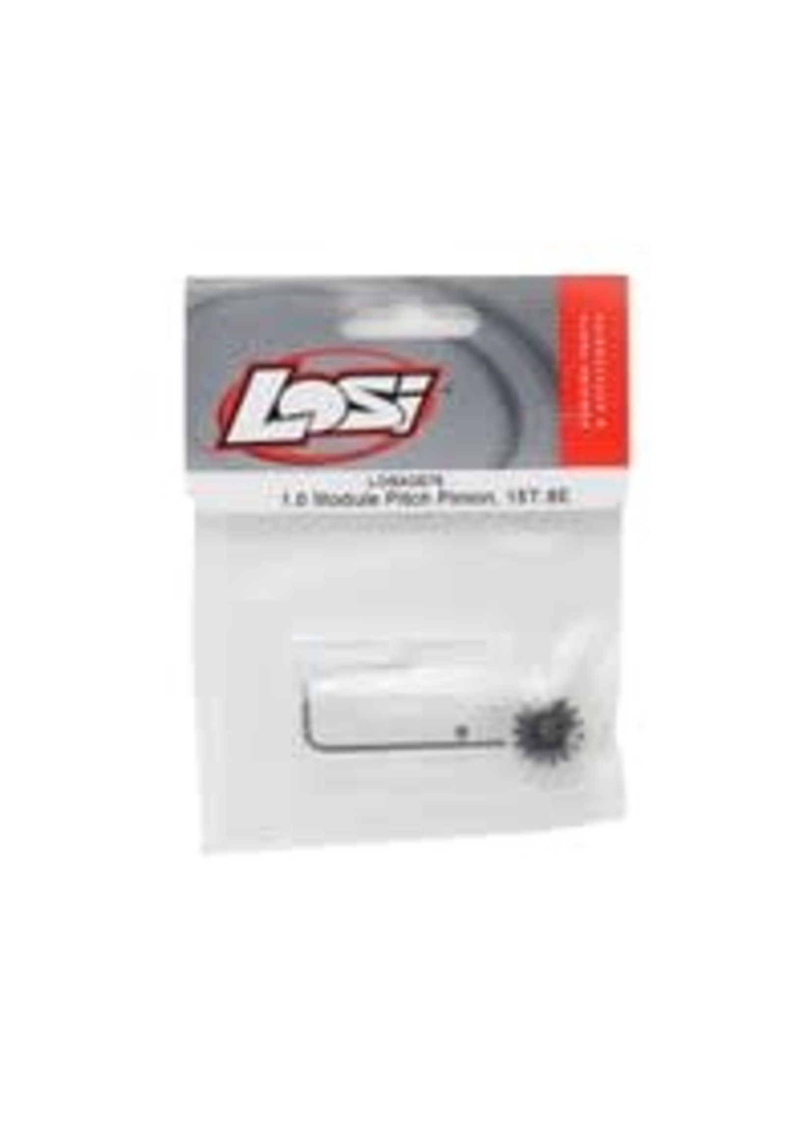 Losi LOSA3575 1.0 Module Pitch Pinion, 15T: 8E,SCTE