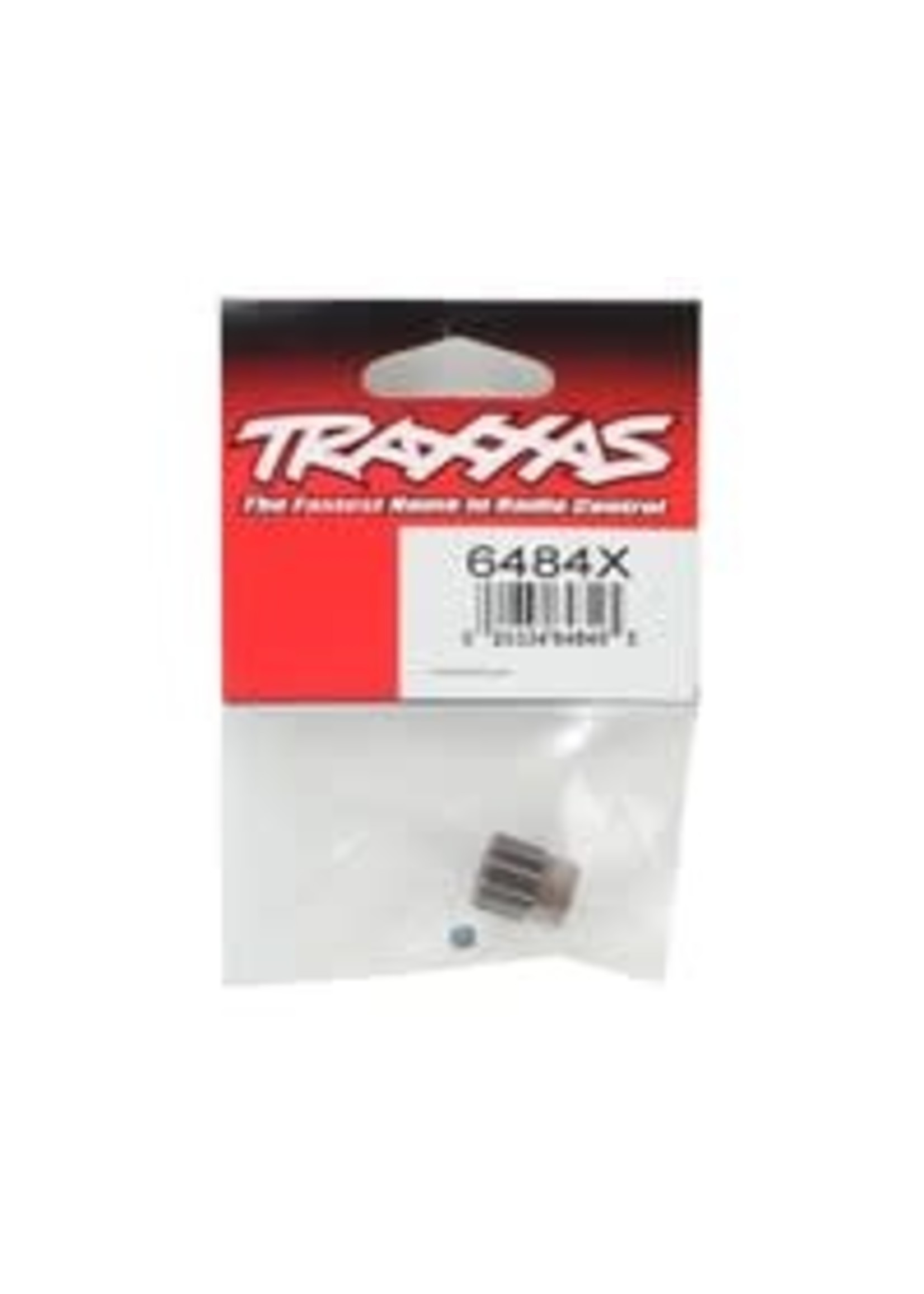 Traxxas 6484X Gear, 11-T pinion (1.0 metric pitch) (fits 5mm shaft)/ set screw (for use only with steel spur gears)
