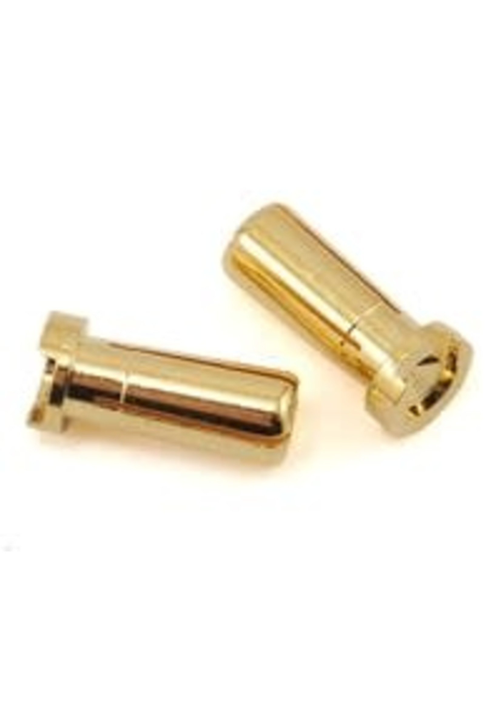 ProTek RC PTK-5045 ProTek RC Low Profile 5mm "Super Bullet" Solid Gold Connectors (2 Male)