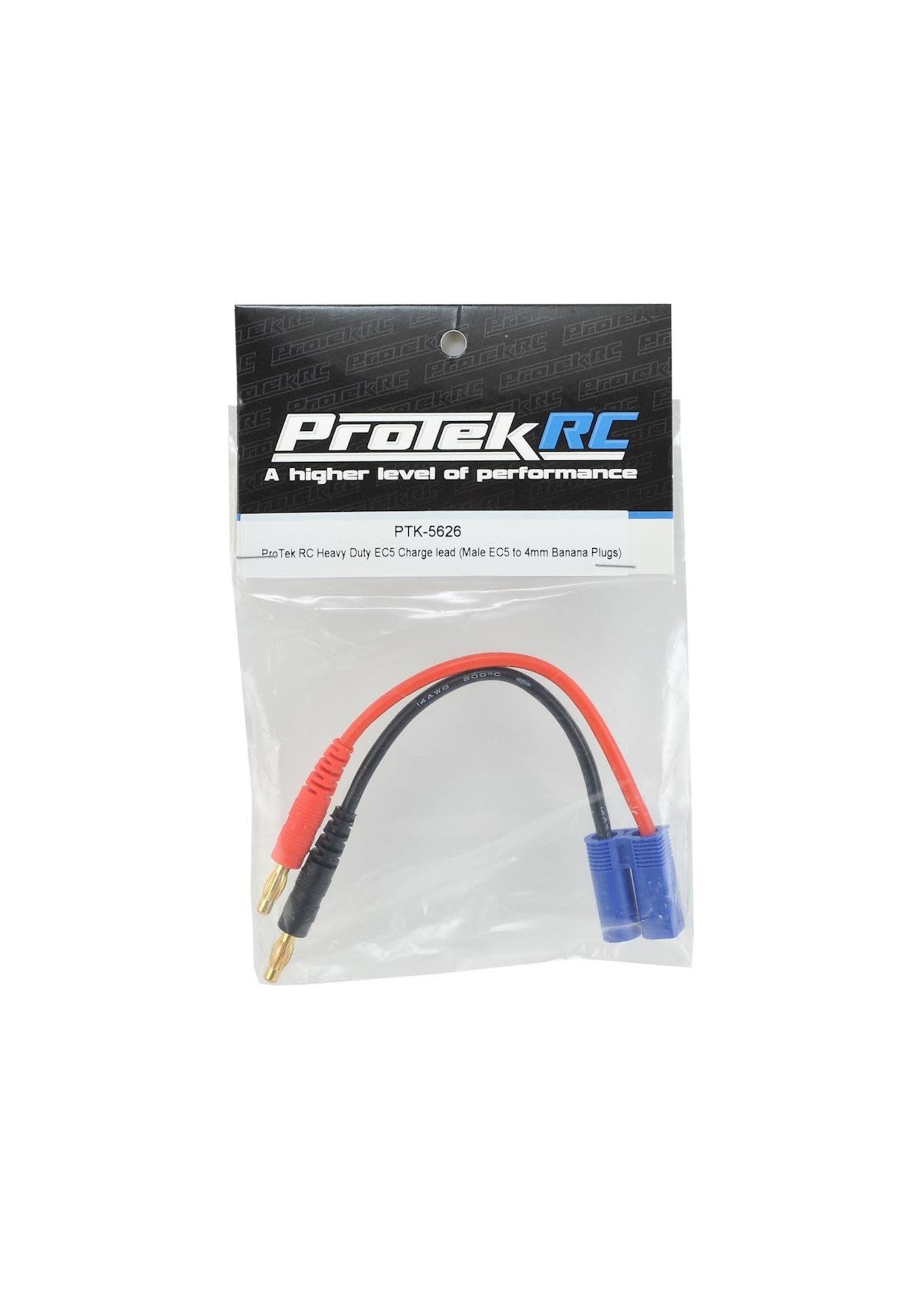 ProTek RC PTK-5626 ProTek RC Heavy Duty EC5 Charge Lead (Male EC5 to 4mm Banana Plugs)
