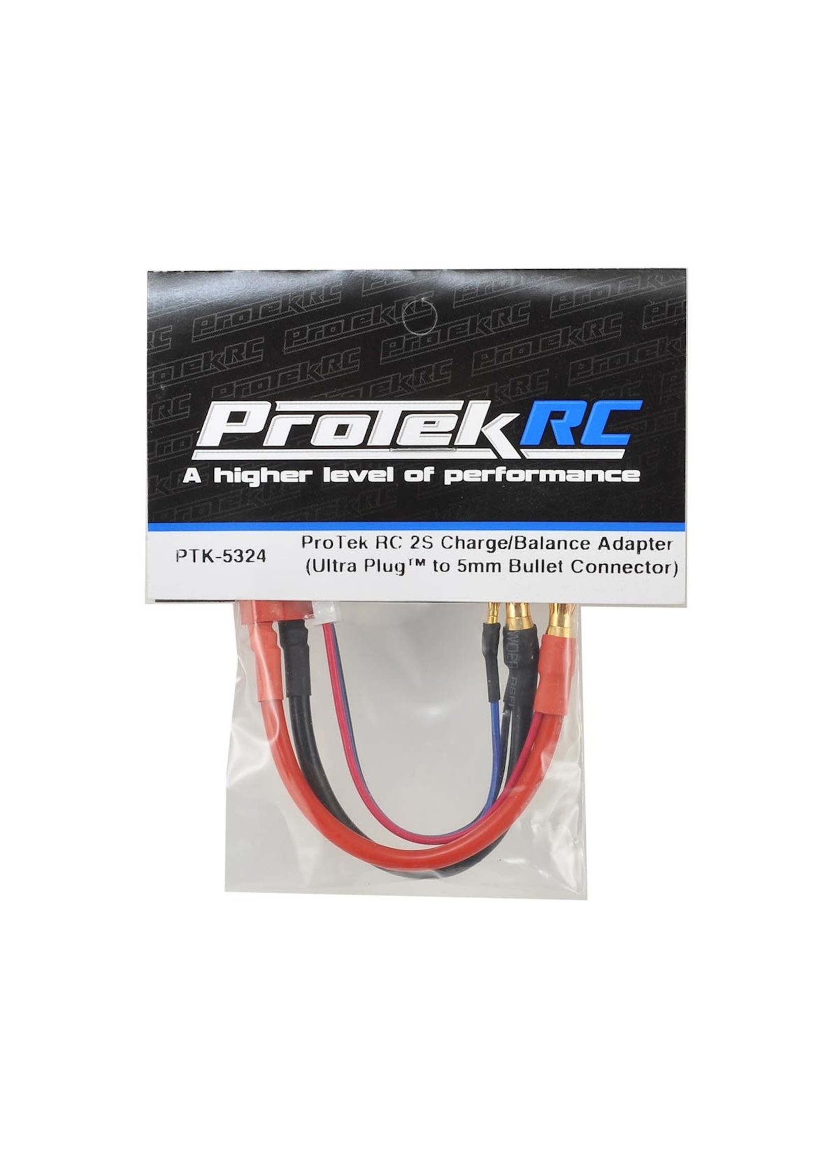 ProTek RC PTK-5324 ProTek RC 2S Charge/Balance Adapter (T-Style Ultra Plug to 5mm Bullet Connector)