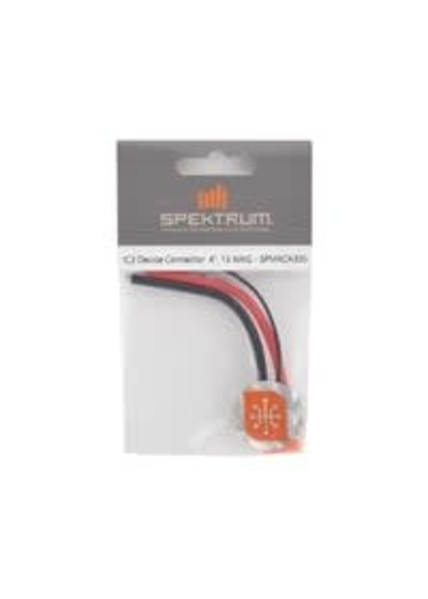 Spektrum SPMXCA305 Connector: IC3 Device w/ 4" 13AWG Wires