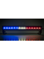 Common sense rc LED Light Bar - 3.6" - Police Lights (Red, White, and Blue lights) #LED-BAR-3P