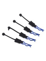 Hot Racing Hot Racing 1/8 Body Clip Retainers (Blue) (4)