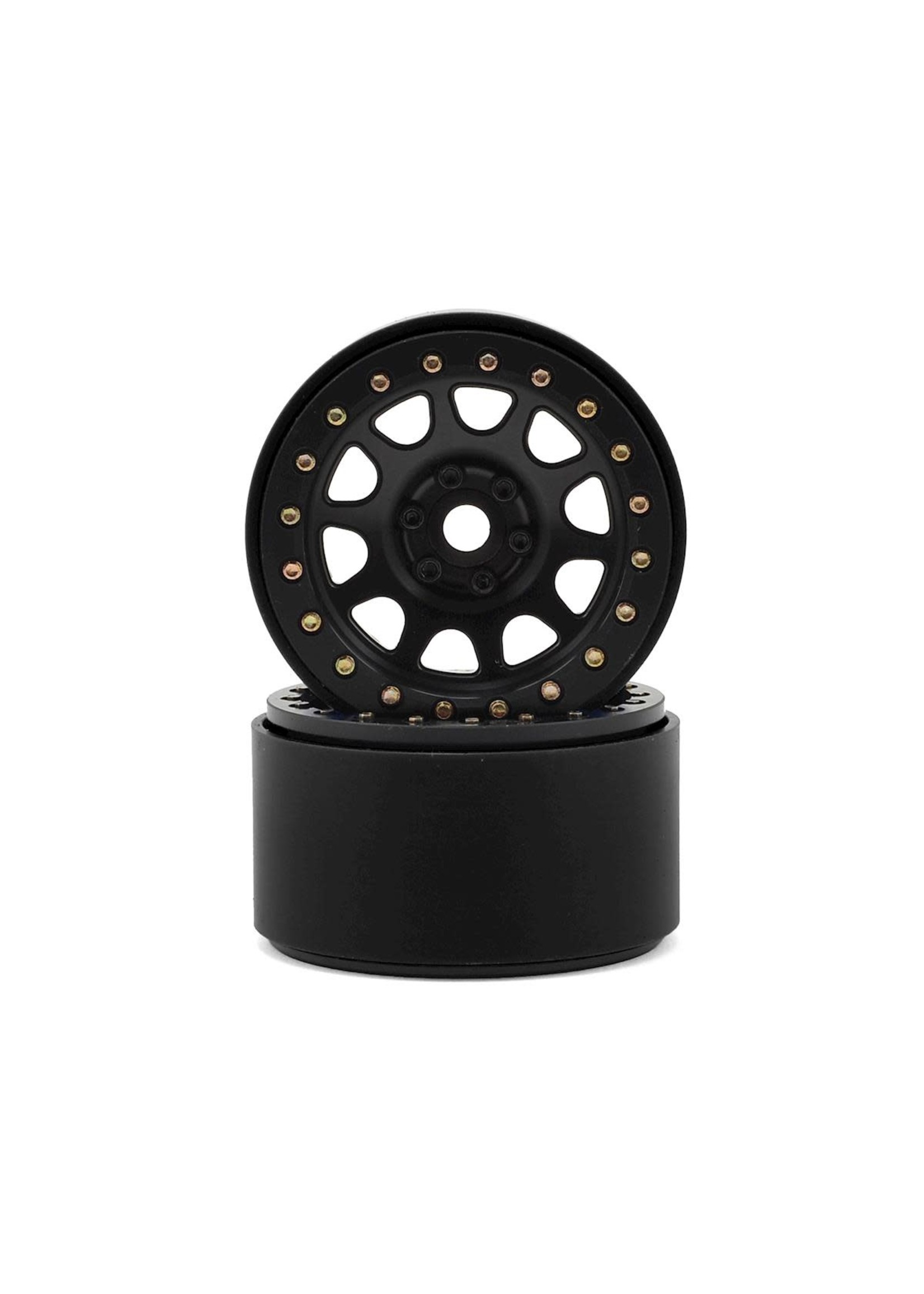 SSD SSD00156 SSD RC 2.2 D Hole Beadlock Wheels (Black) (2)
