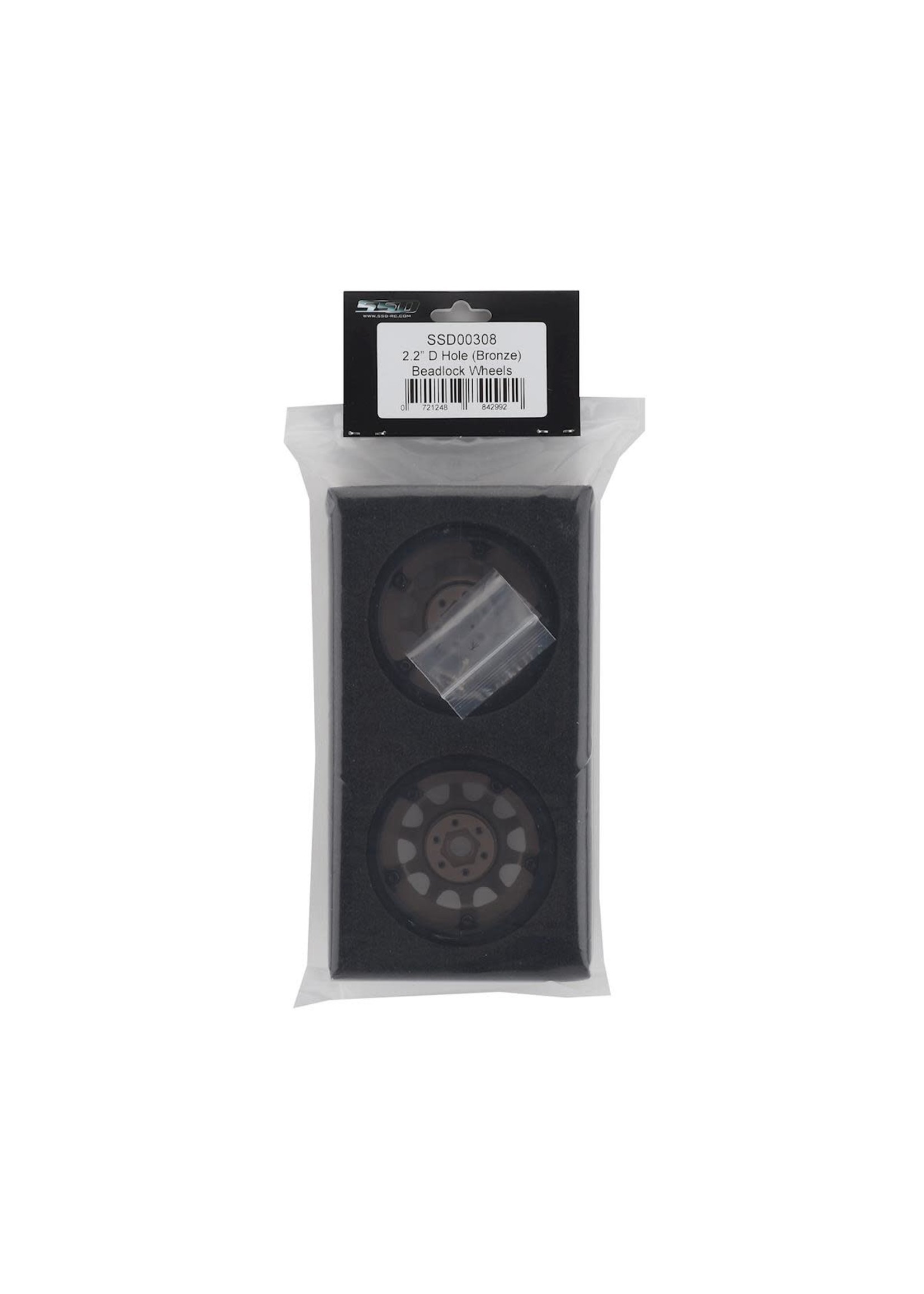 SSD SSD00308 SSD RC 2.2 D Hole Beadlock Wheels (Bronze) (2)
