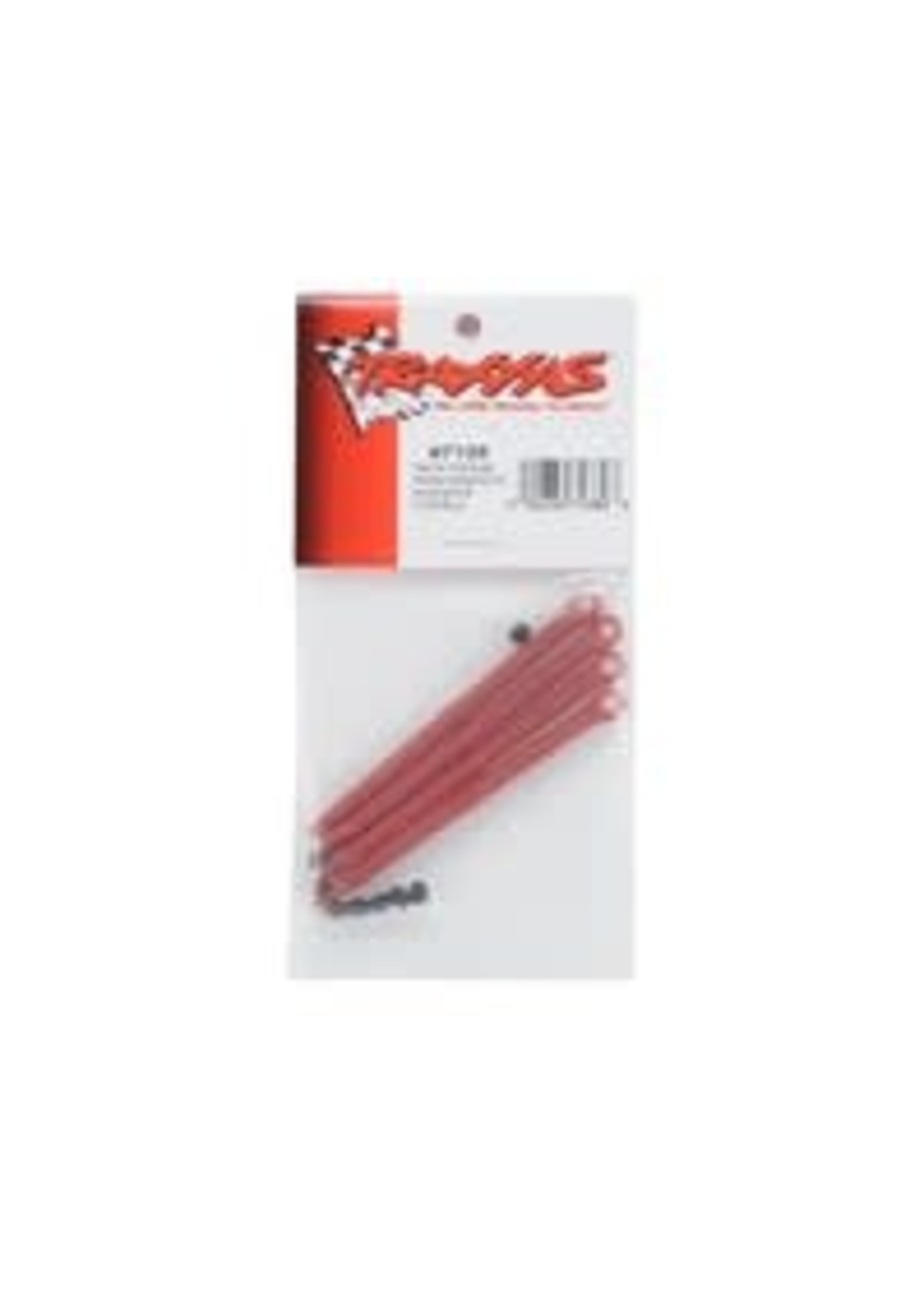 Traxxas 7138 Toe link, front & rear (molded composite) (red) (4)/ hollow balls (8)