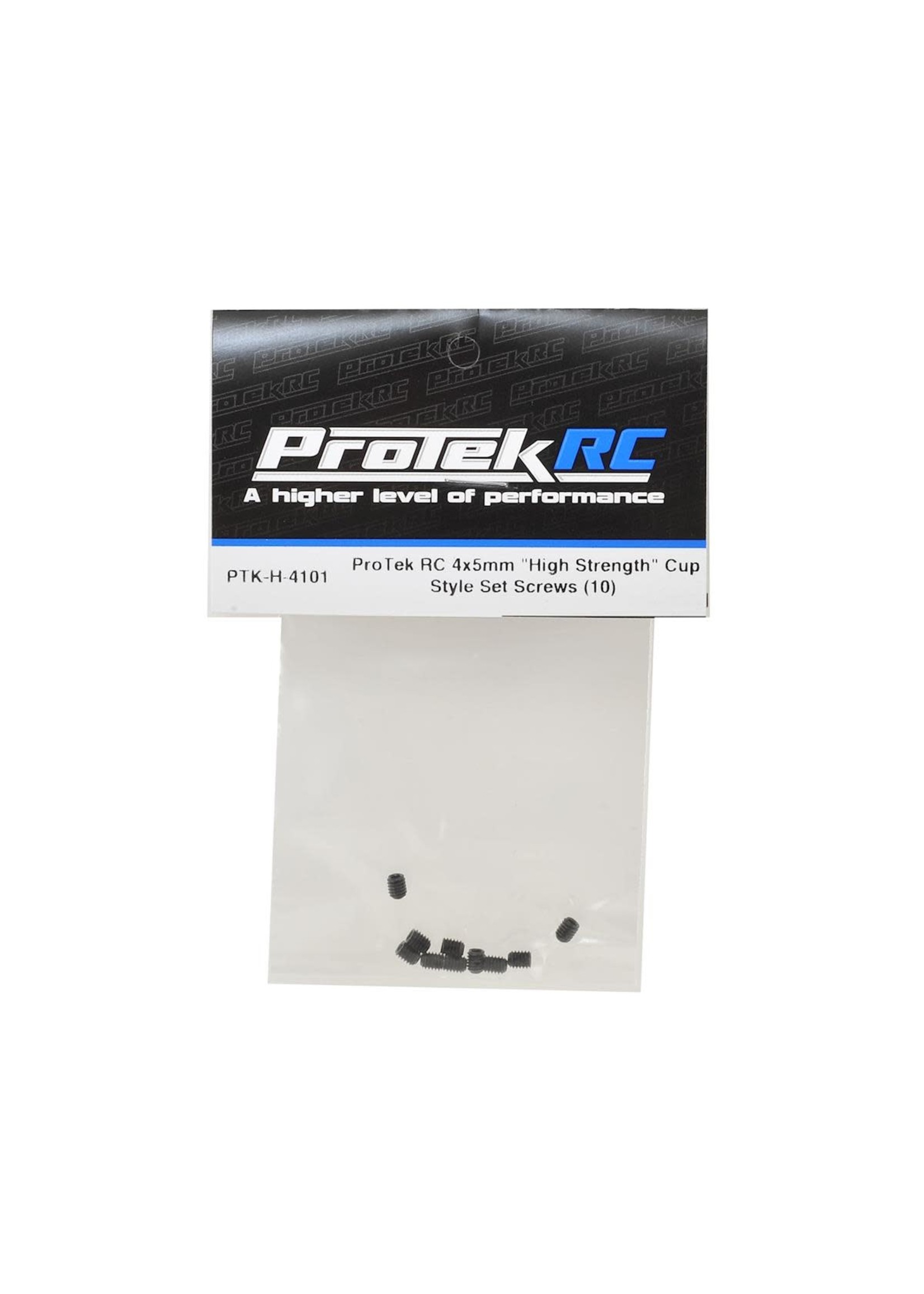 ProTek RC PTK-H-4101 ProTek RC 4x5mm "High Strength" Cup Style Set Screws (10)