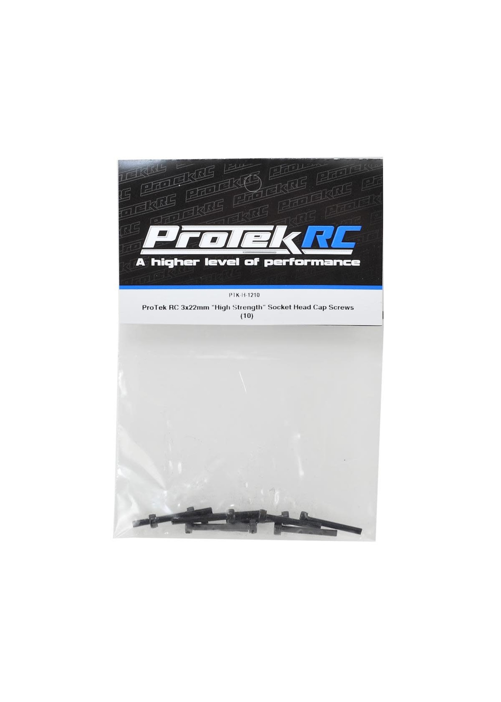 ProTek RC PTK-H-1210 ProTek RC 3x22mm "High Strength" Socket Head Cap Screws (10)