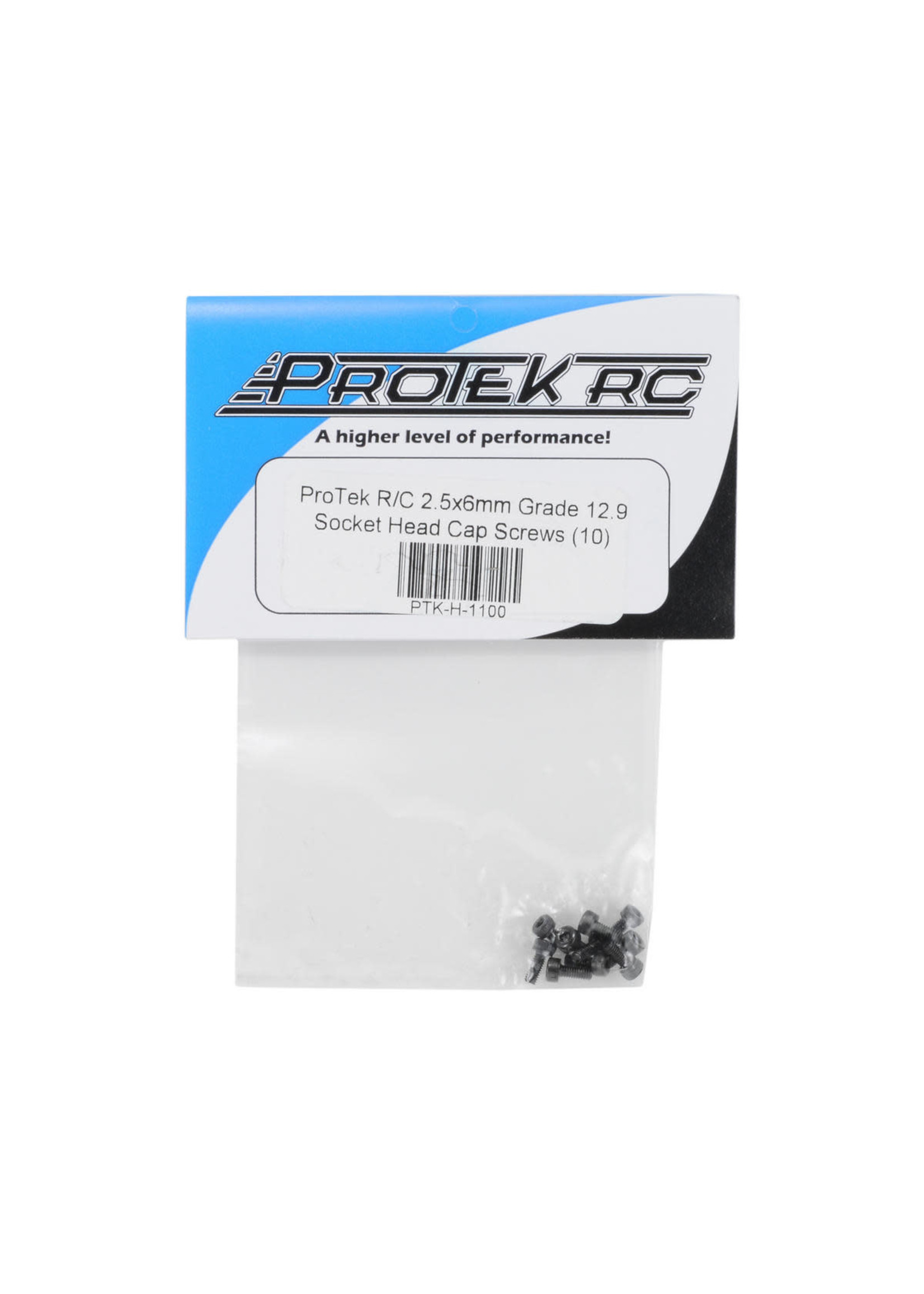 ProTek RC PTK-H-1100 ProTek RC 2.5x6mm "High Strength" Socket Head Cap Screws (10)