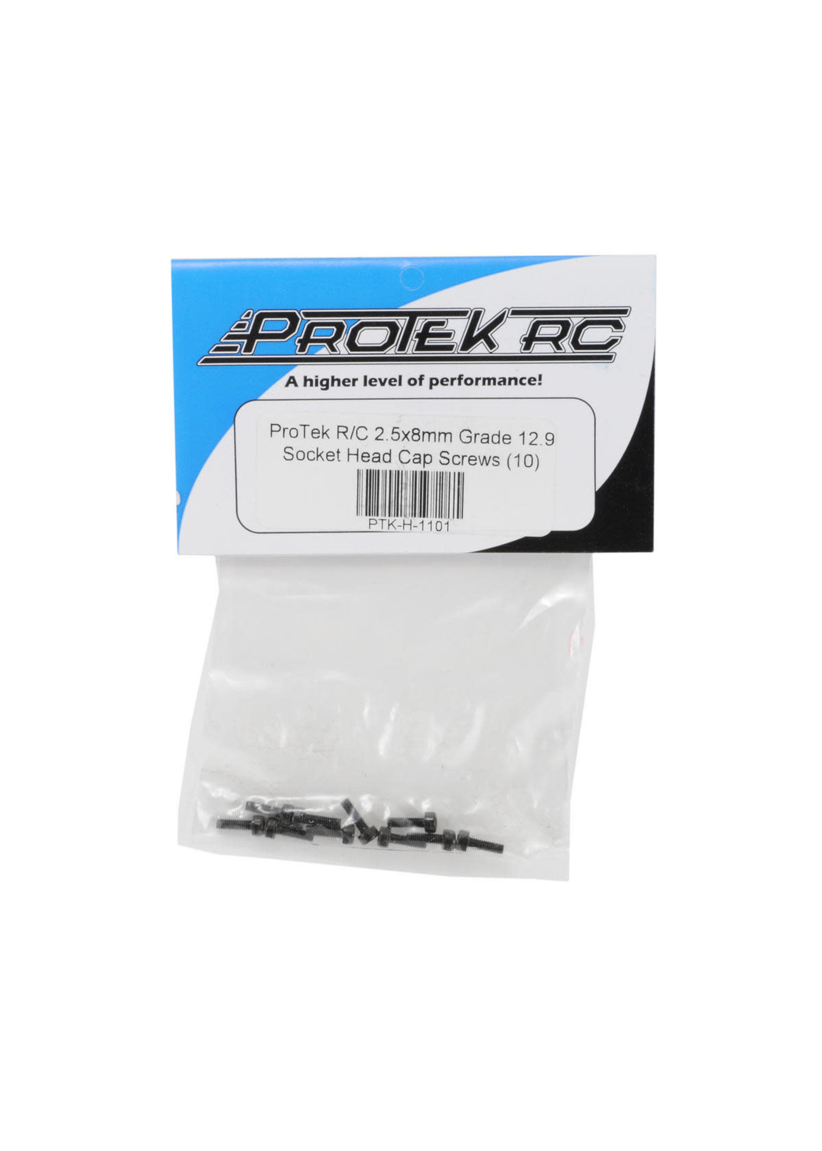 ProTek RC PTK-H-1101 ProTek RC 2.5x8mm "High Strength" Socket Head Cap Screws (10)