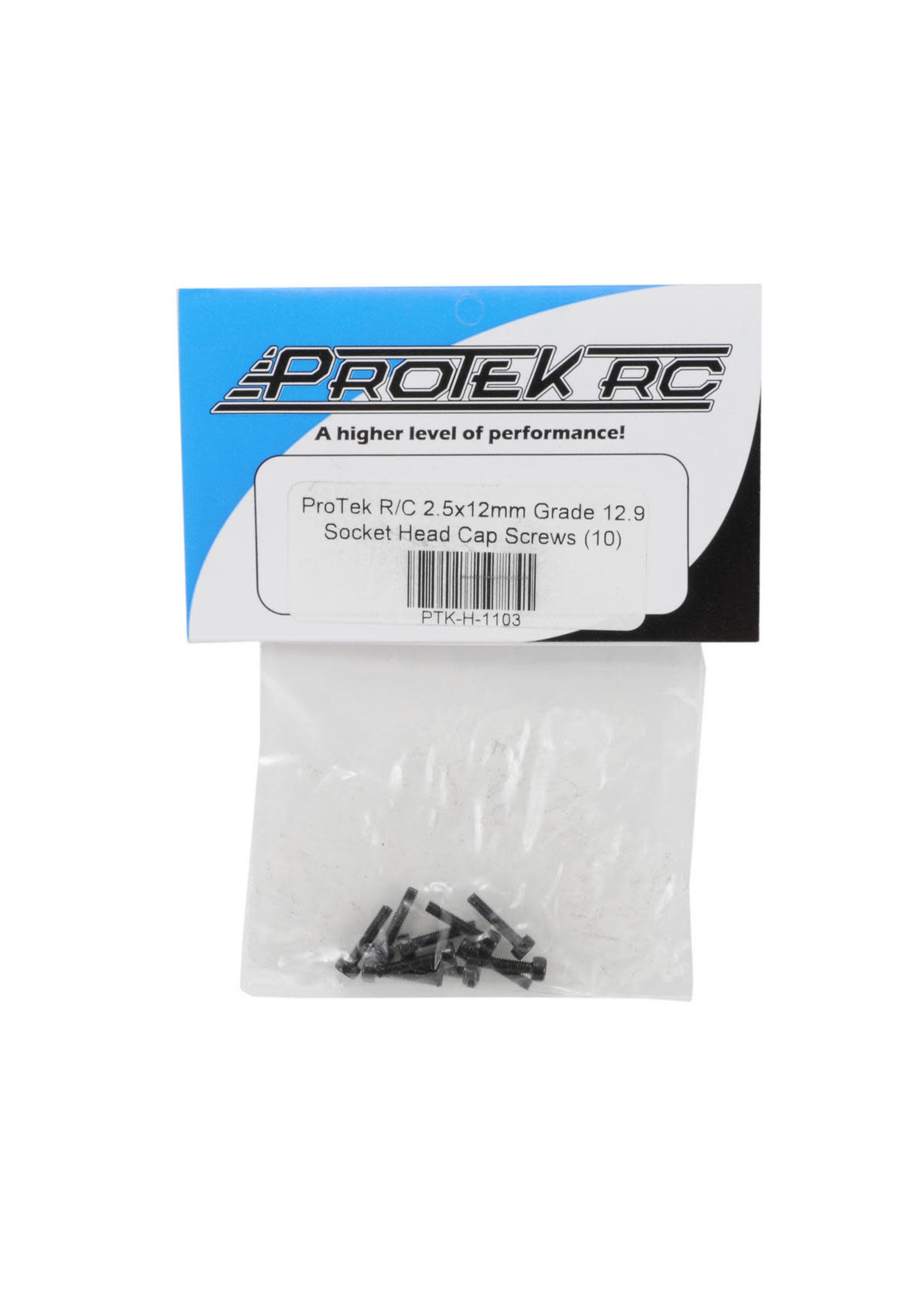 ProTek RC PTK-H-1103 ProTek RC 2.5x12mm "High Strength" Socket Head Cap Screws (10)